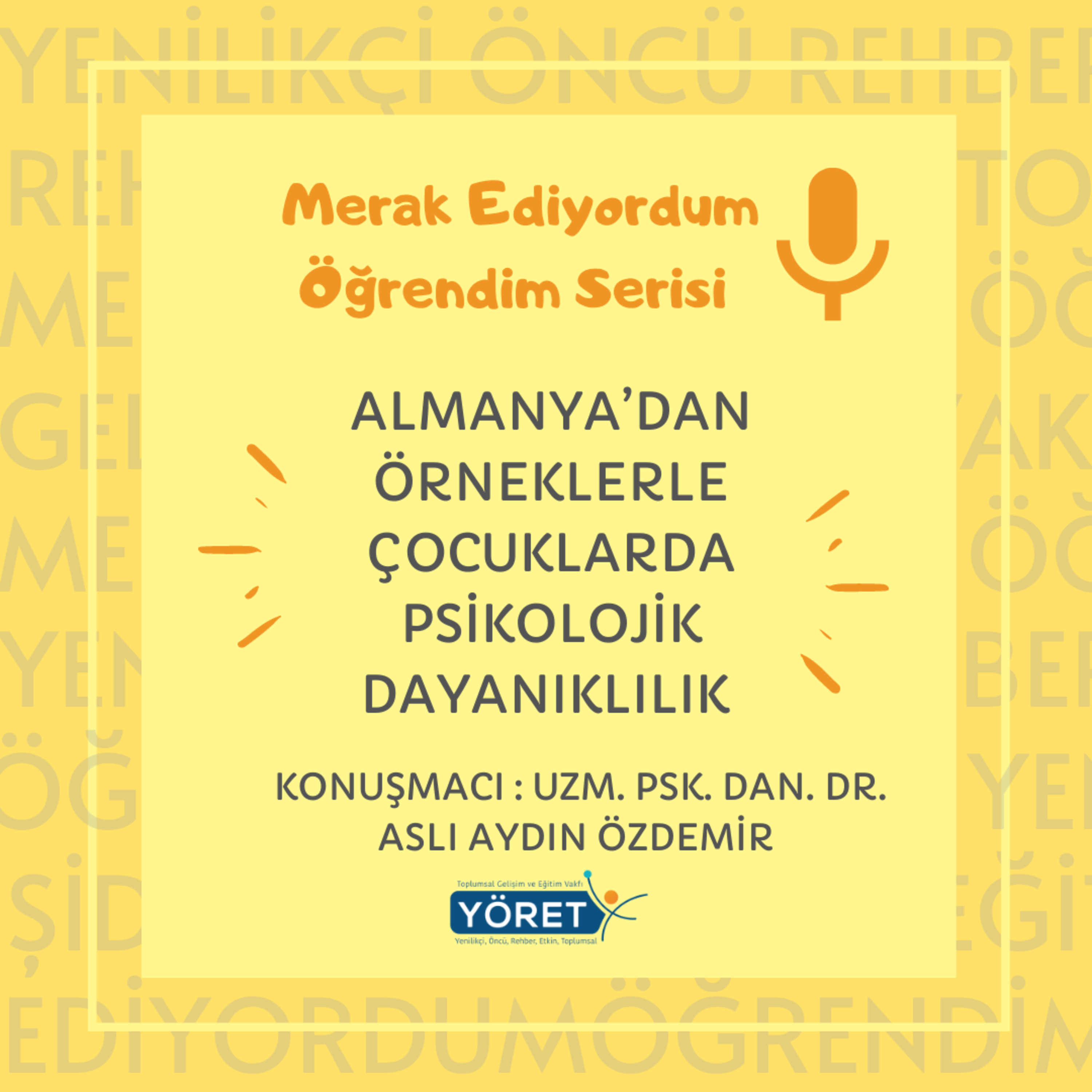 Merak Ediyordum Öğrendim