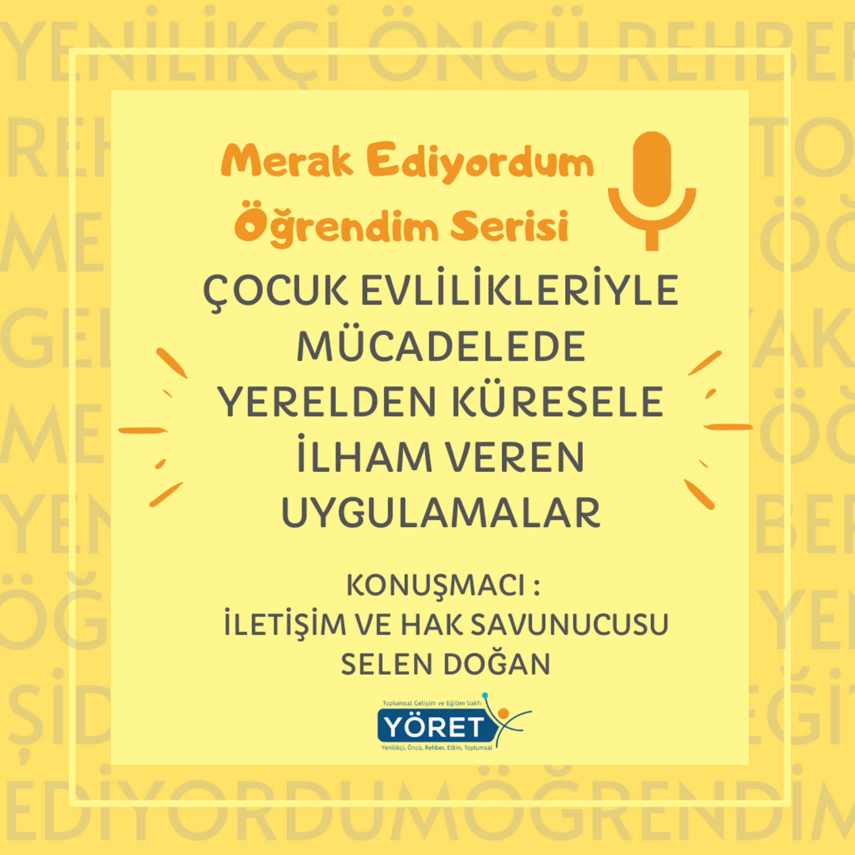Merak Ediyordum Öğrendim