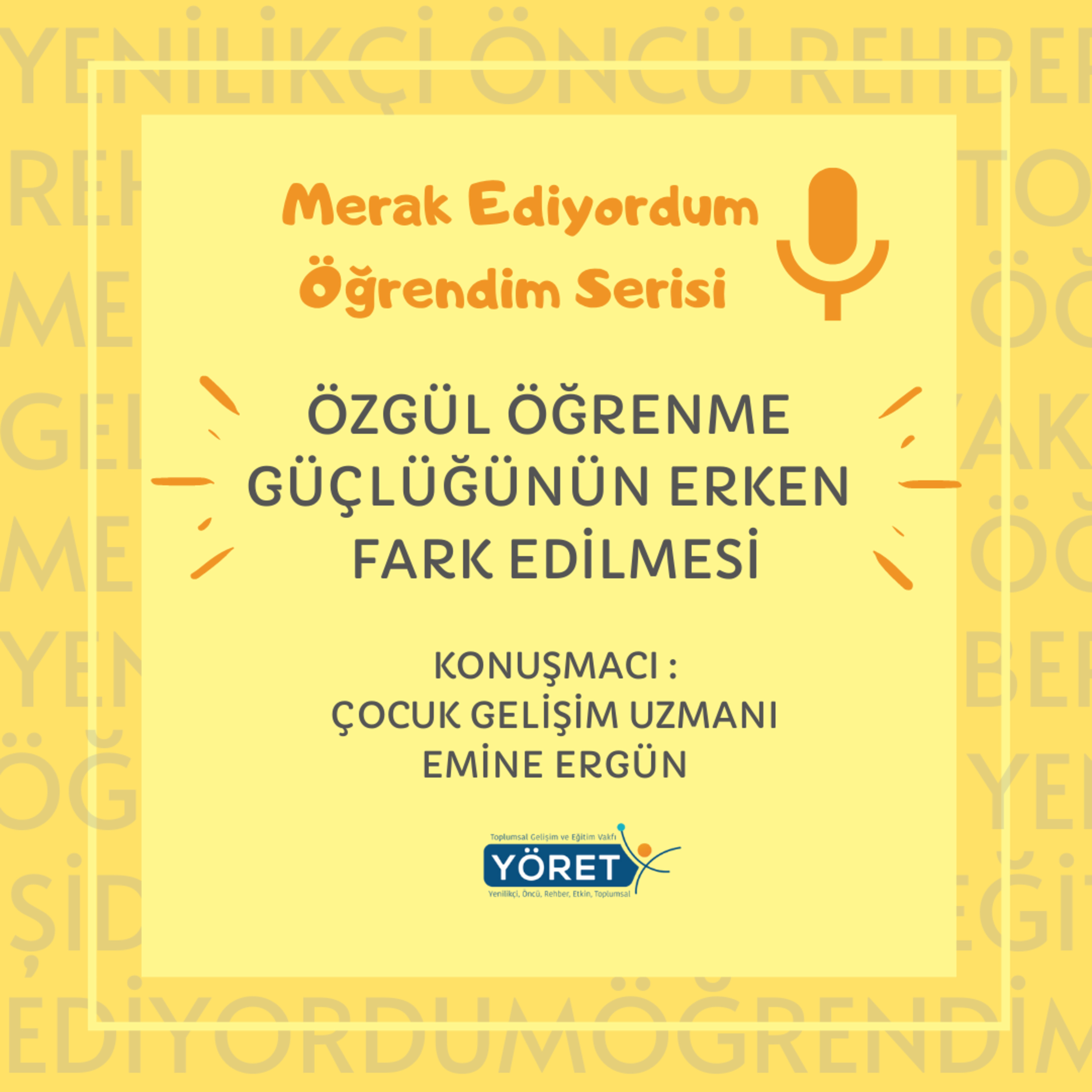 Merak Ediyordum Öğrendim