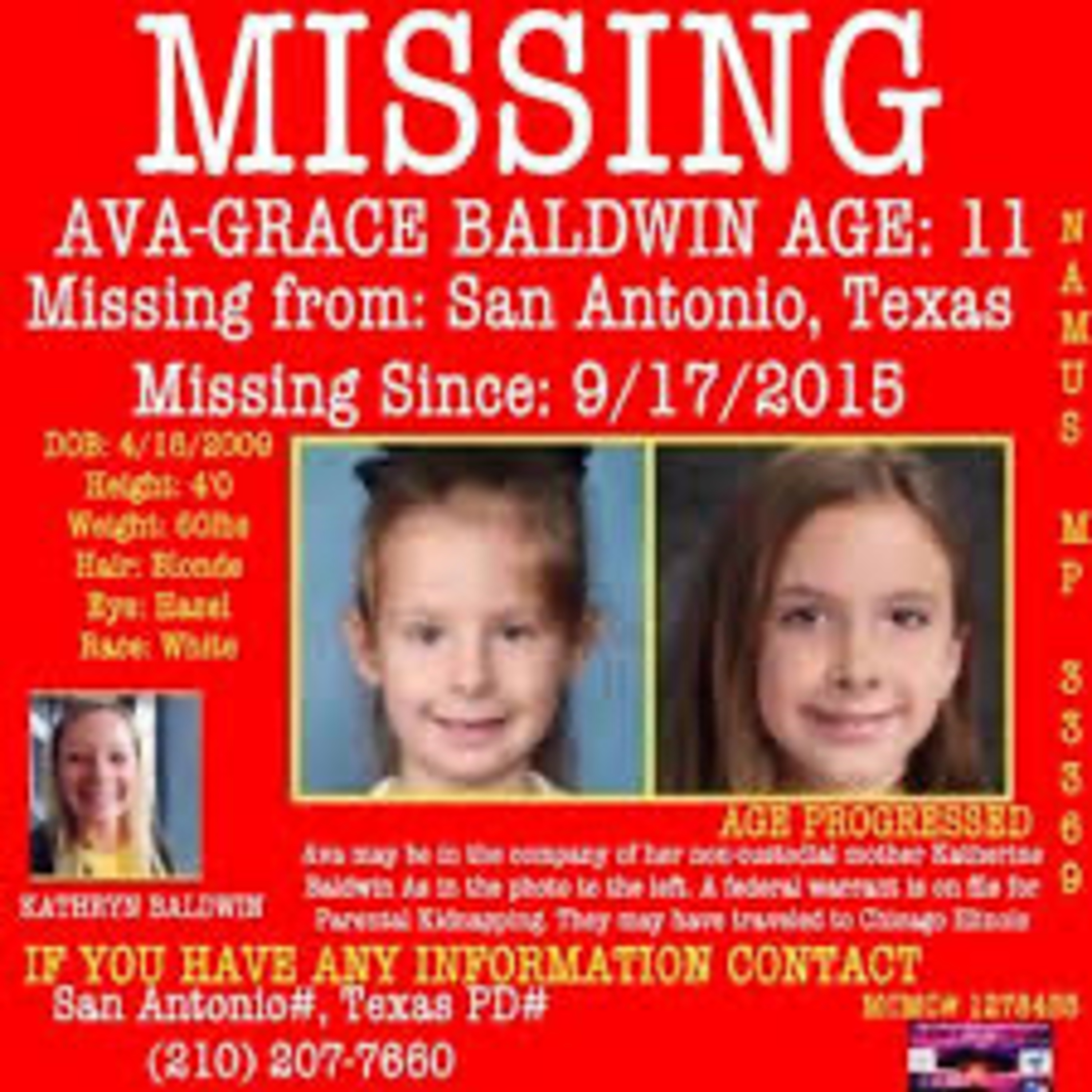 Ava Grace Baldwin Child Abduction episode artwork