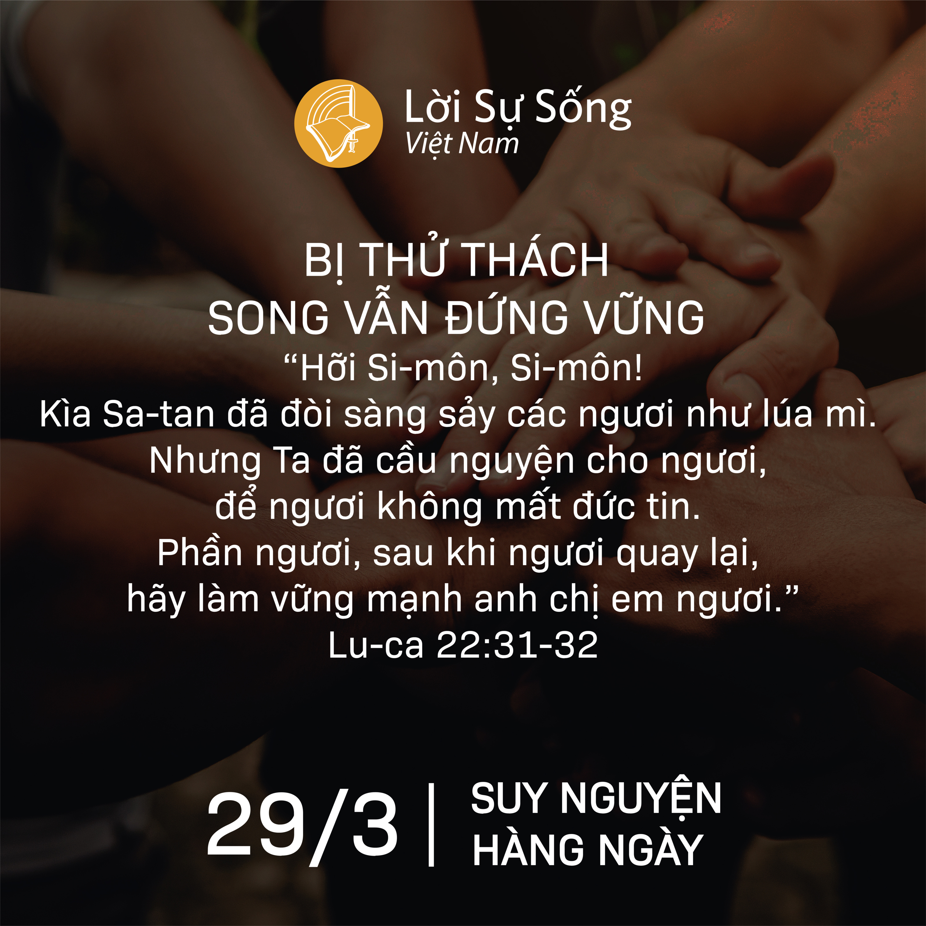 Suy Nguyện - Kinh Nghiệm Chúa Từng Ngày
