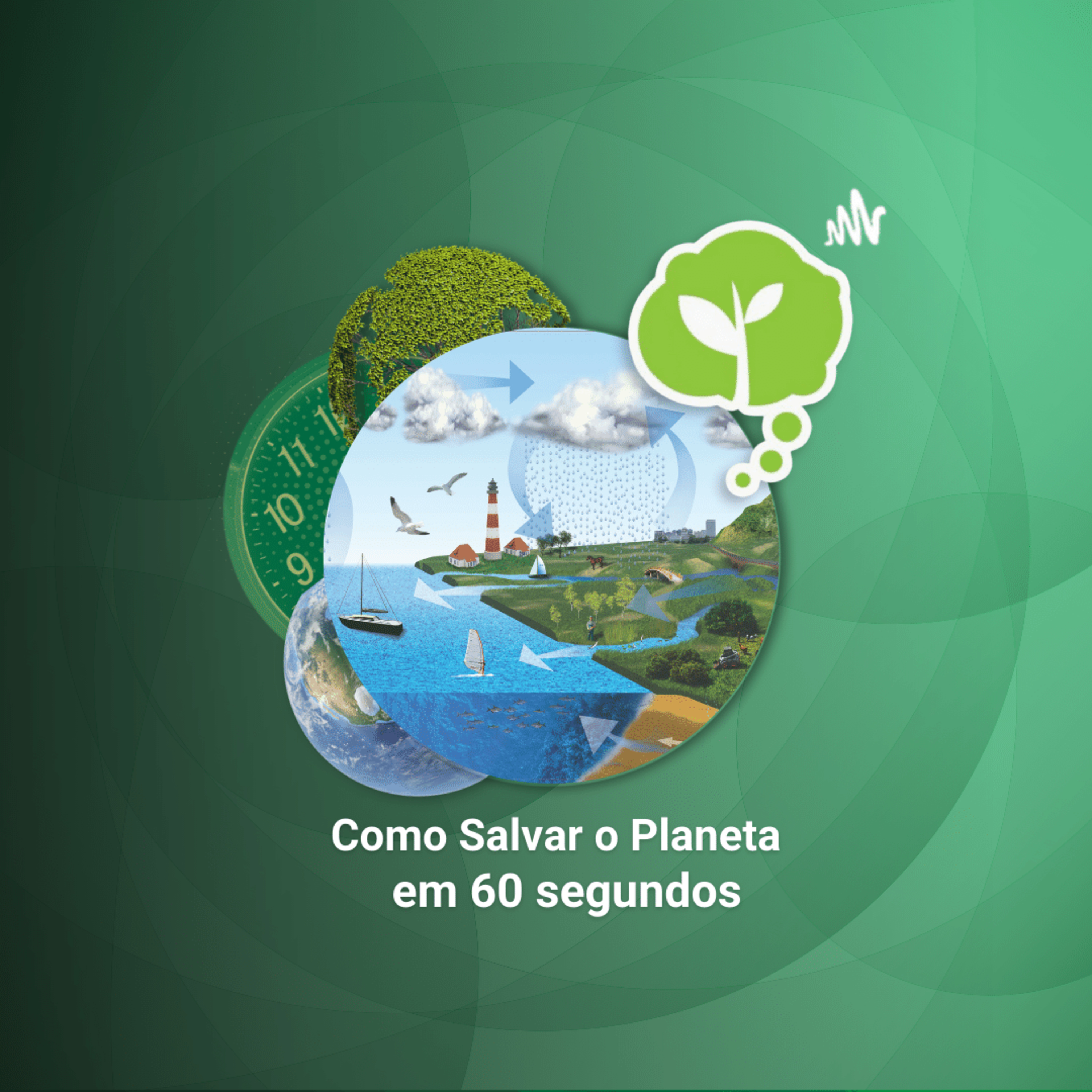 # 158 - VAMOS CONTRIBUIR COM O CICLO DA ÁGUA? | Como Salvar o Planeta em 60 Segundos  episode artwork