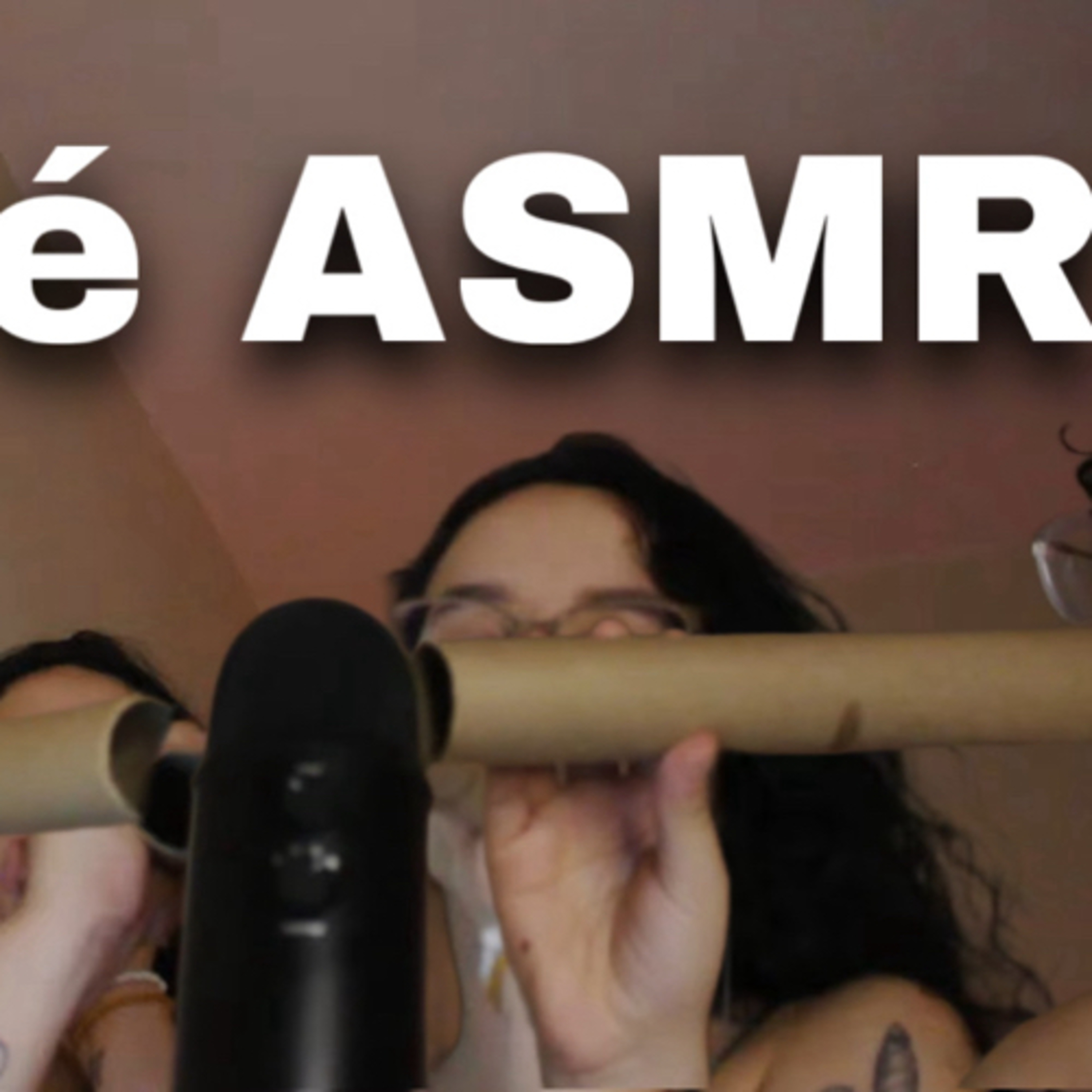 Isso é só um áudio de ASMR. Não tem nada de mais.