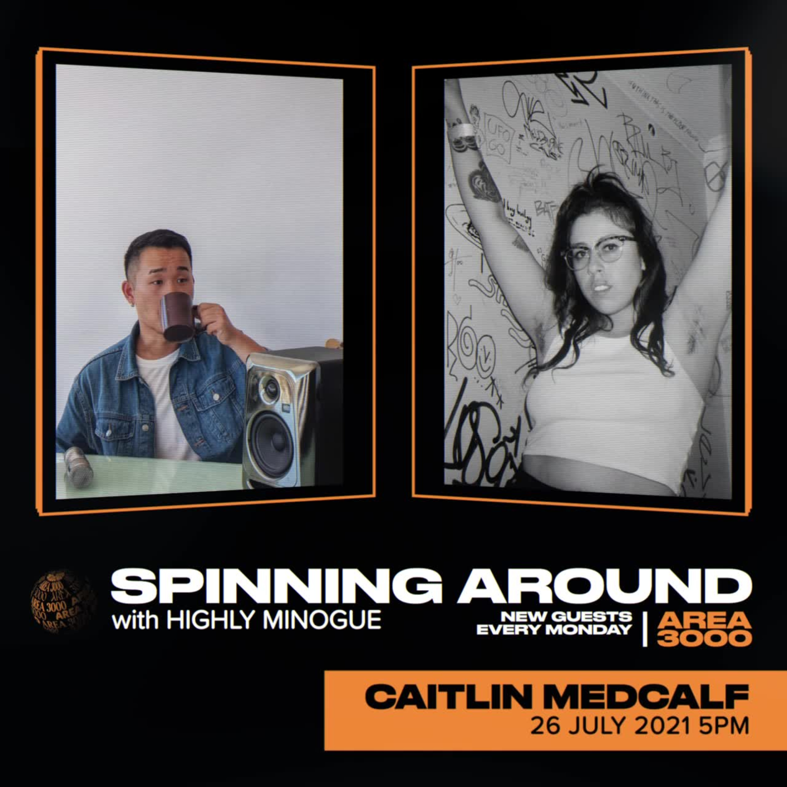 Spinning Around Ep 26: Caitlin Medcalf - 26 July 2021 episode artwork