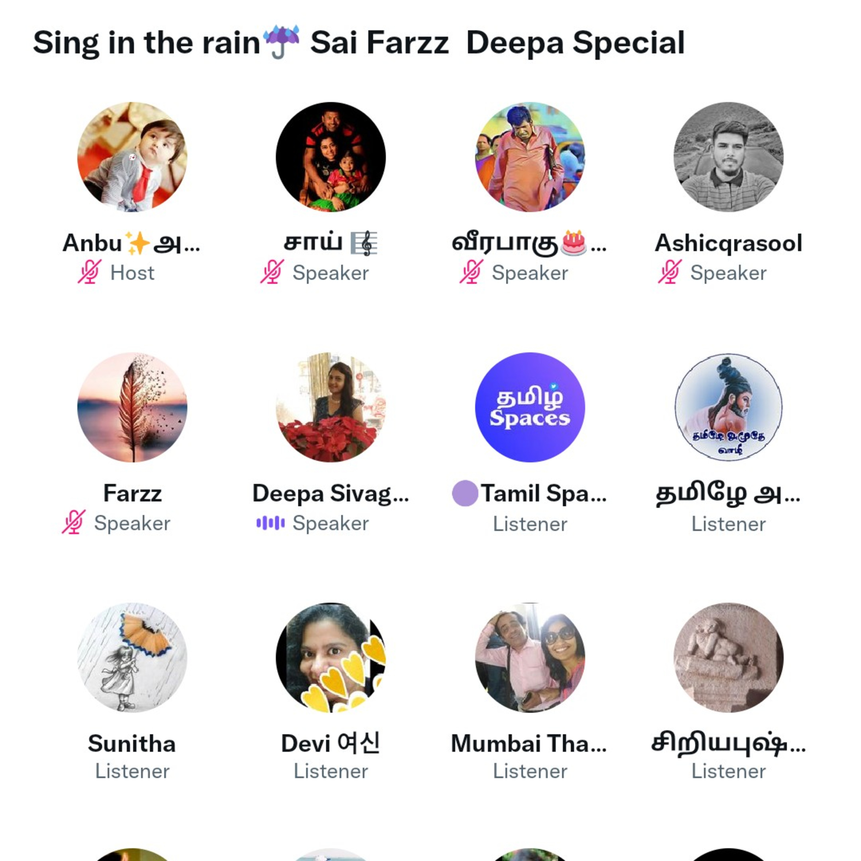#SingInTheRain , Twitter Singing Space by Anbu episode artwork