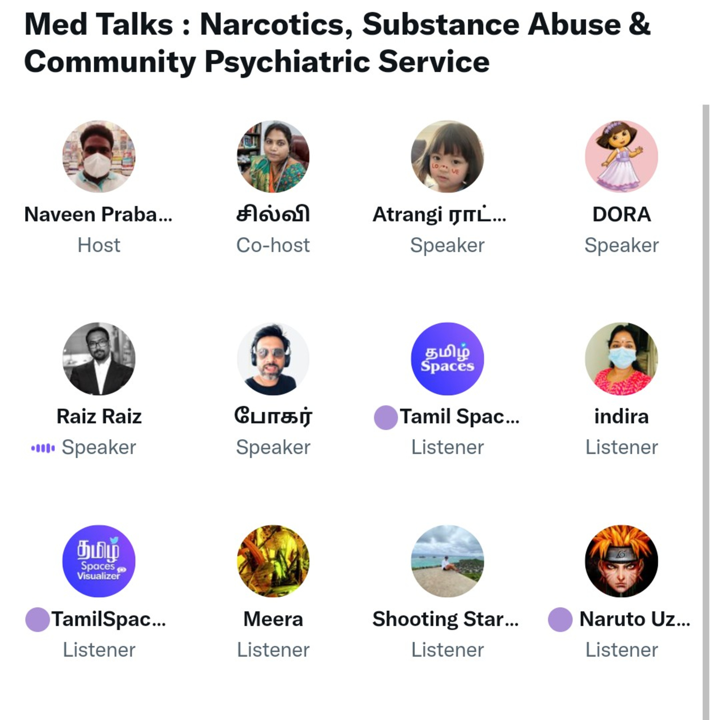 #MedTalks Awareness on Narcotics, Substance Abuse , space hosted by Dr Naveen episode artwork