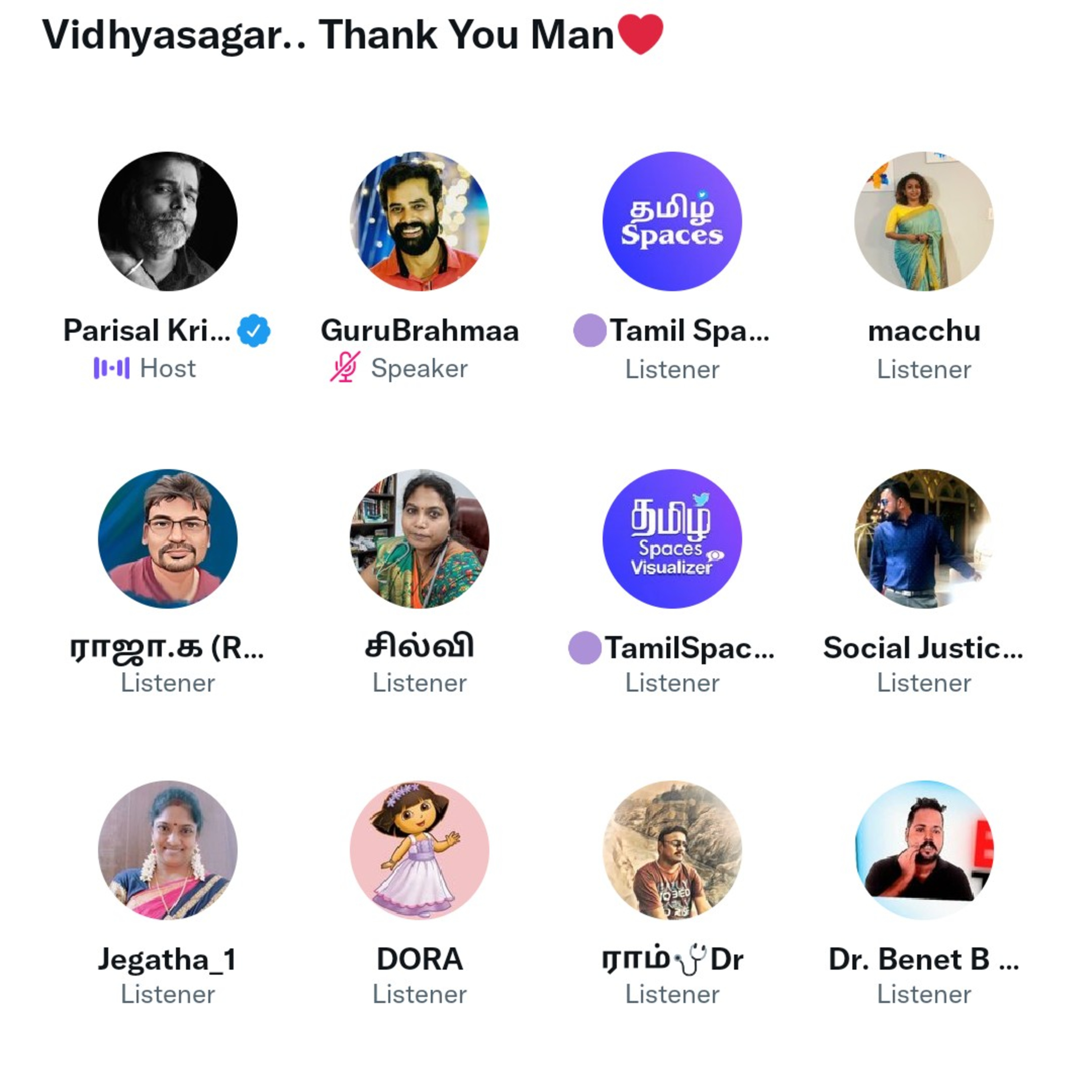 Thank you VidhyaSagar. Birthday Special space by Parisal  episode artwork