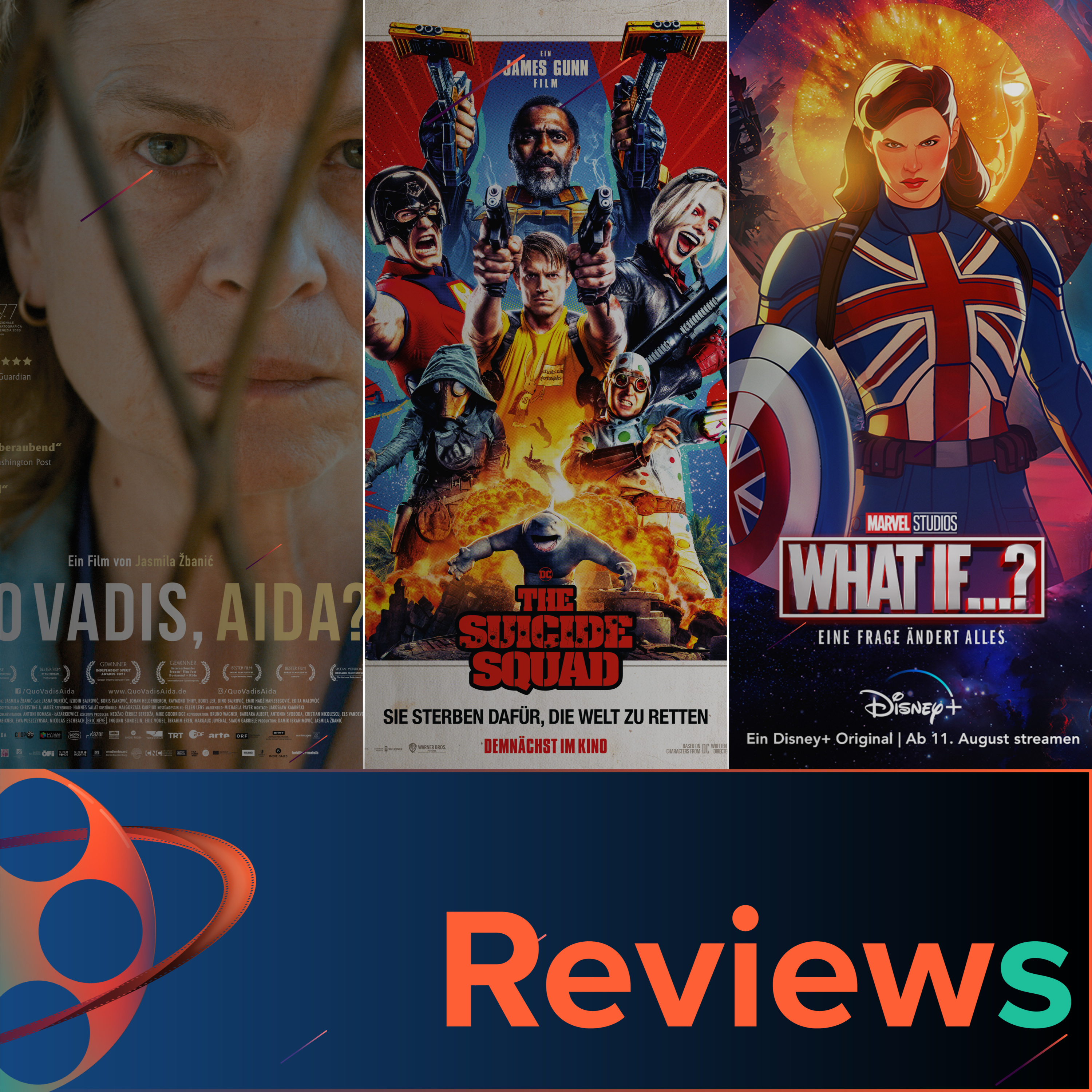 PFG Reviews (The Suicide Squad, What If...?, Quo Vadis, Aida?) episode artwork