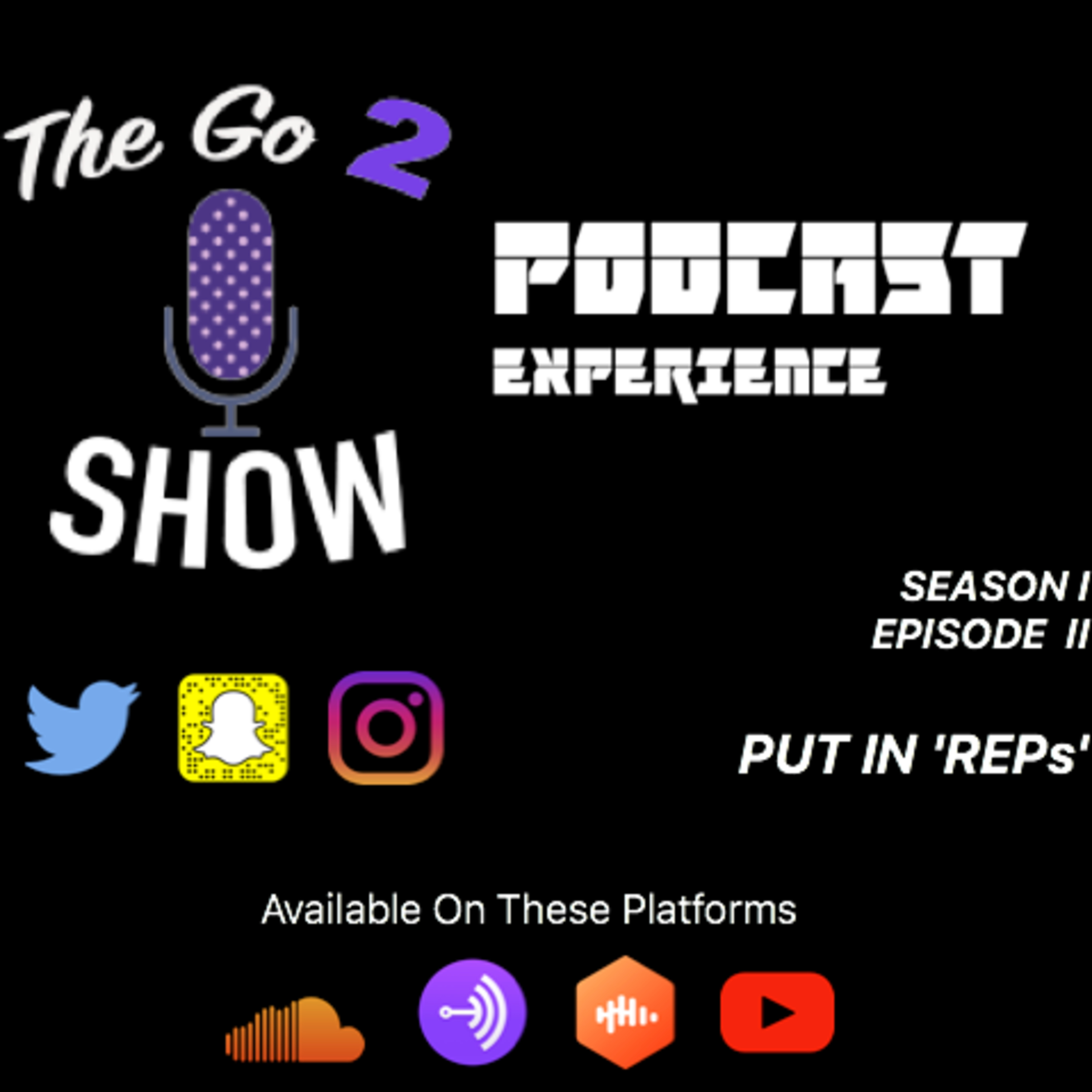 PUT IN 'REPs' - The Go 2 Show Podcast Experience - Audio Experience