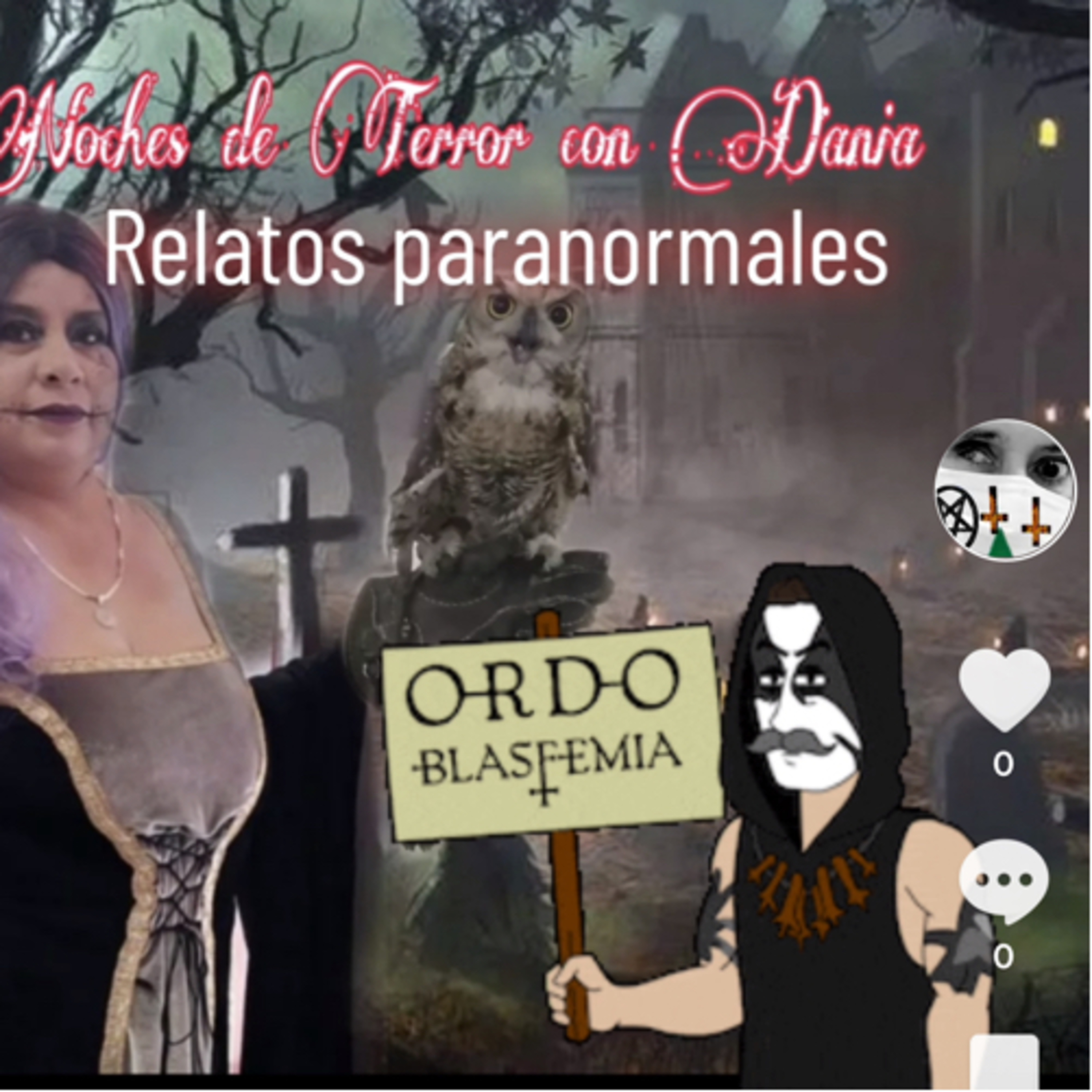 Noches de terror con Dania #heavymetal Relatos paranormales  episode artwork
