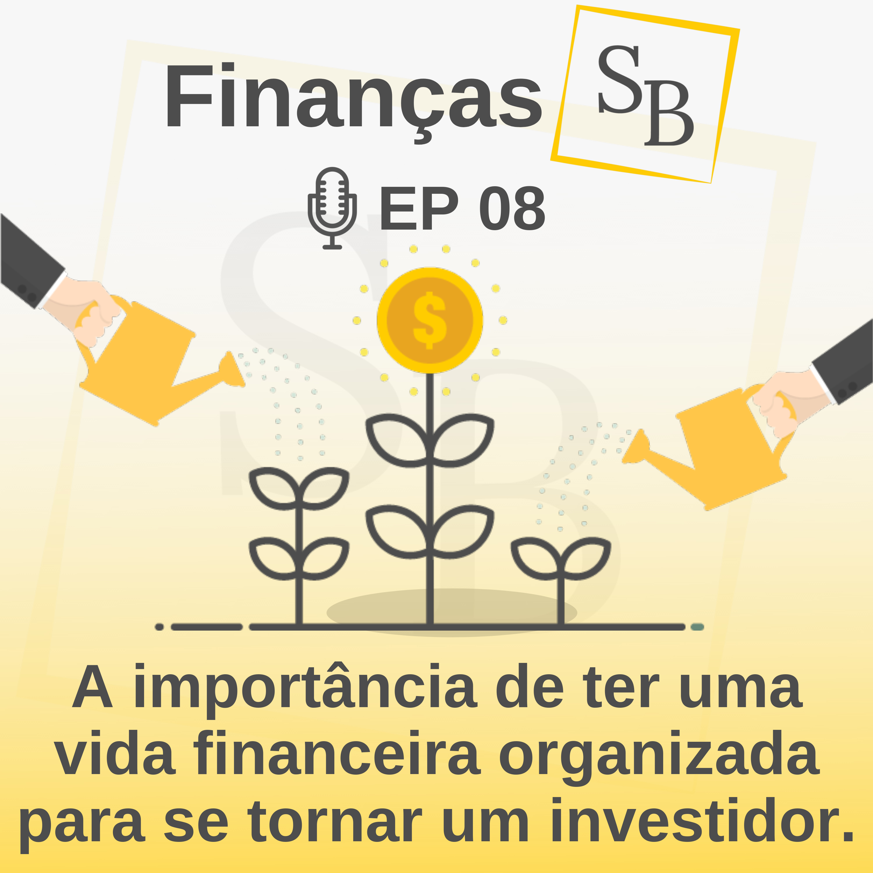 SB 08 - A importância de ter uma vida financeira organizada para se tornar um investidor.