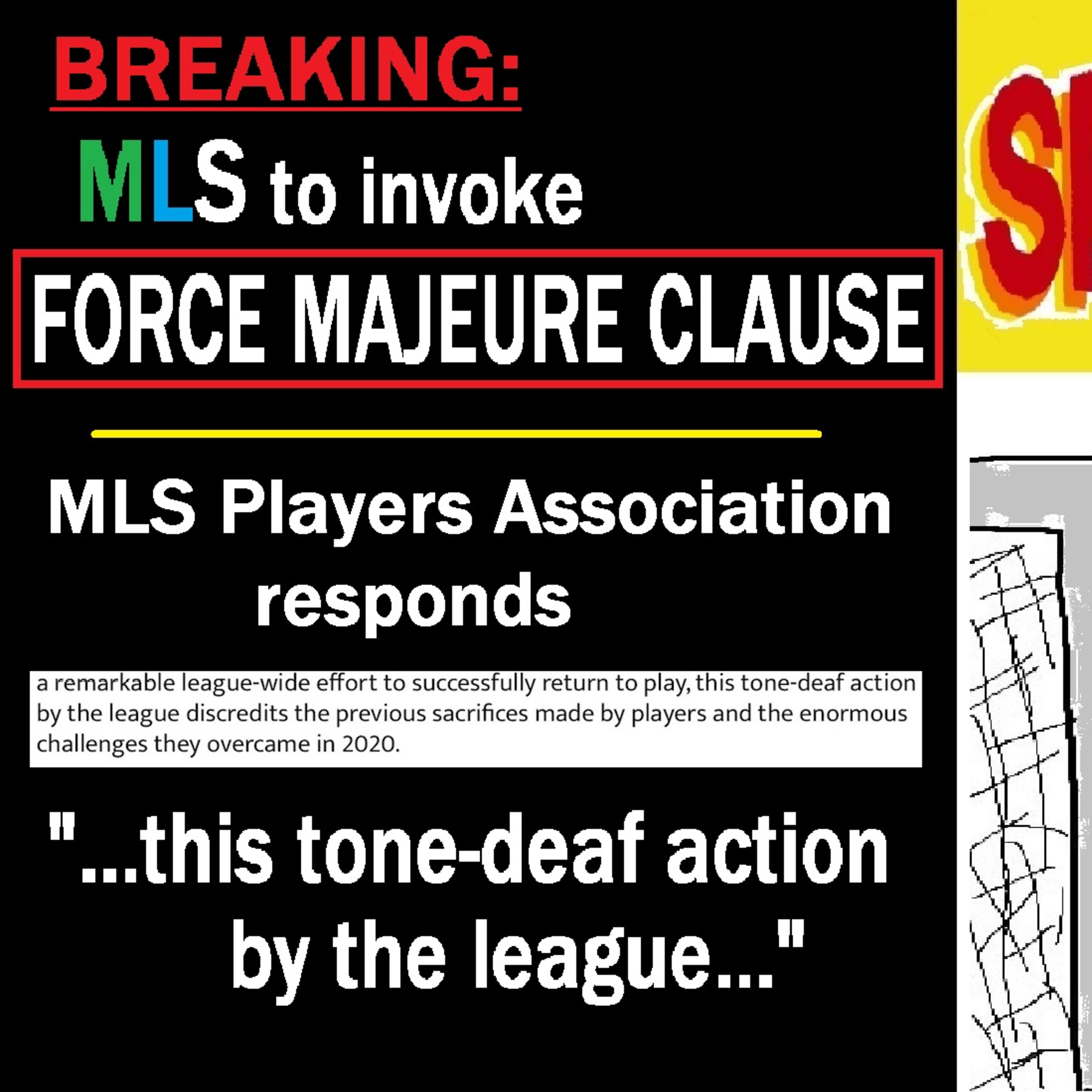 #93 MLS wants to RENEGOTIATE the CBA agreed to in JULY!? MLS Players Association Responds episode artwork
