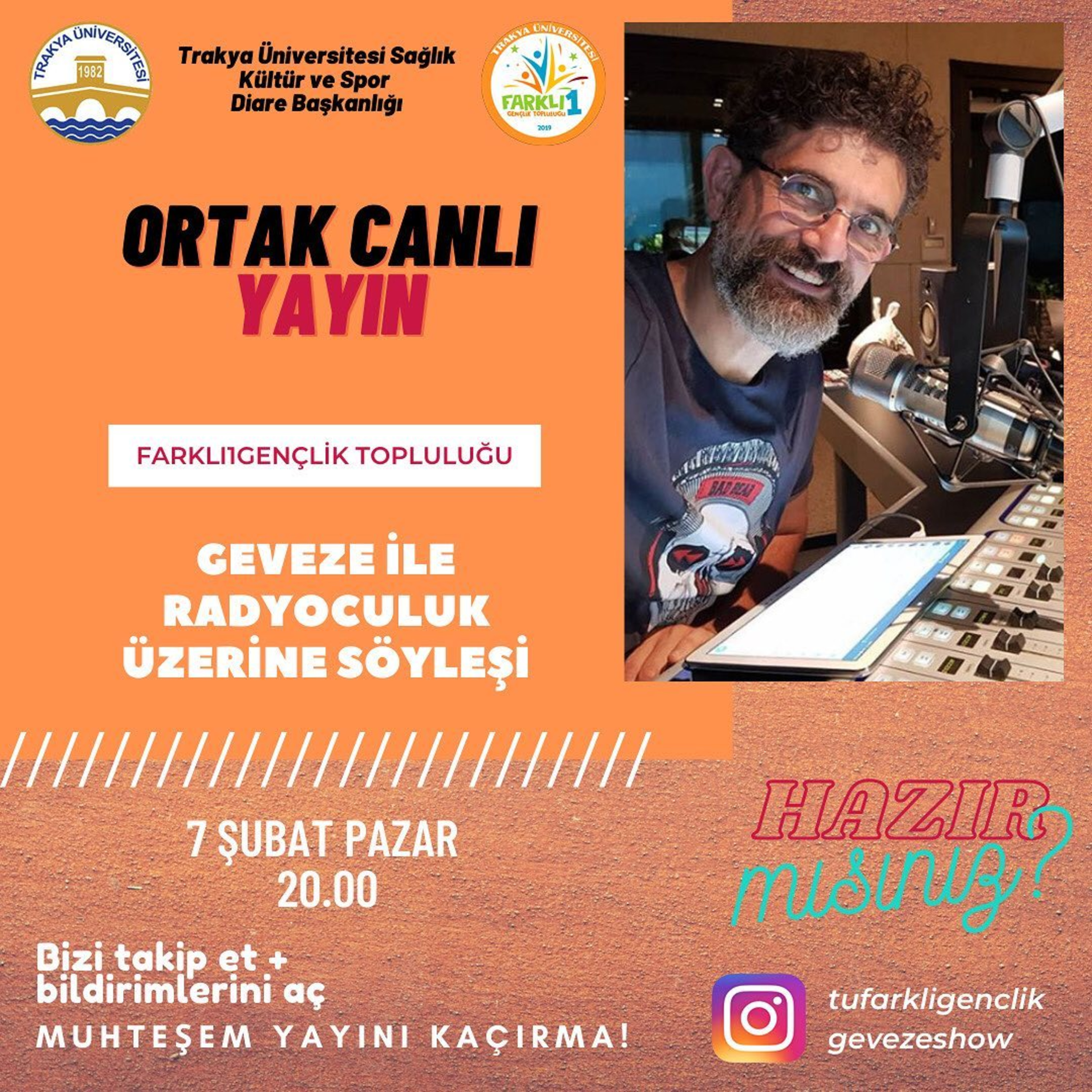Trakya Üniversitesi Farklı1Gençlik Topluluğu Podcast\'i