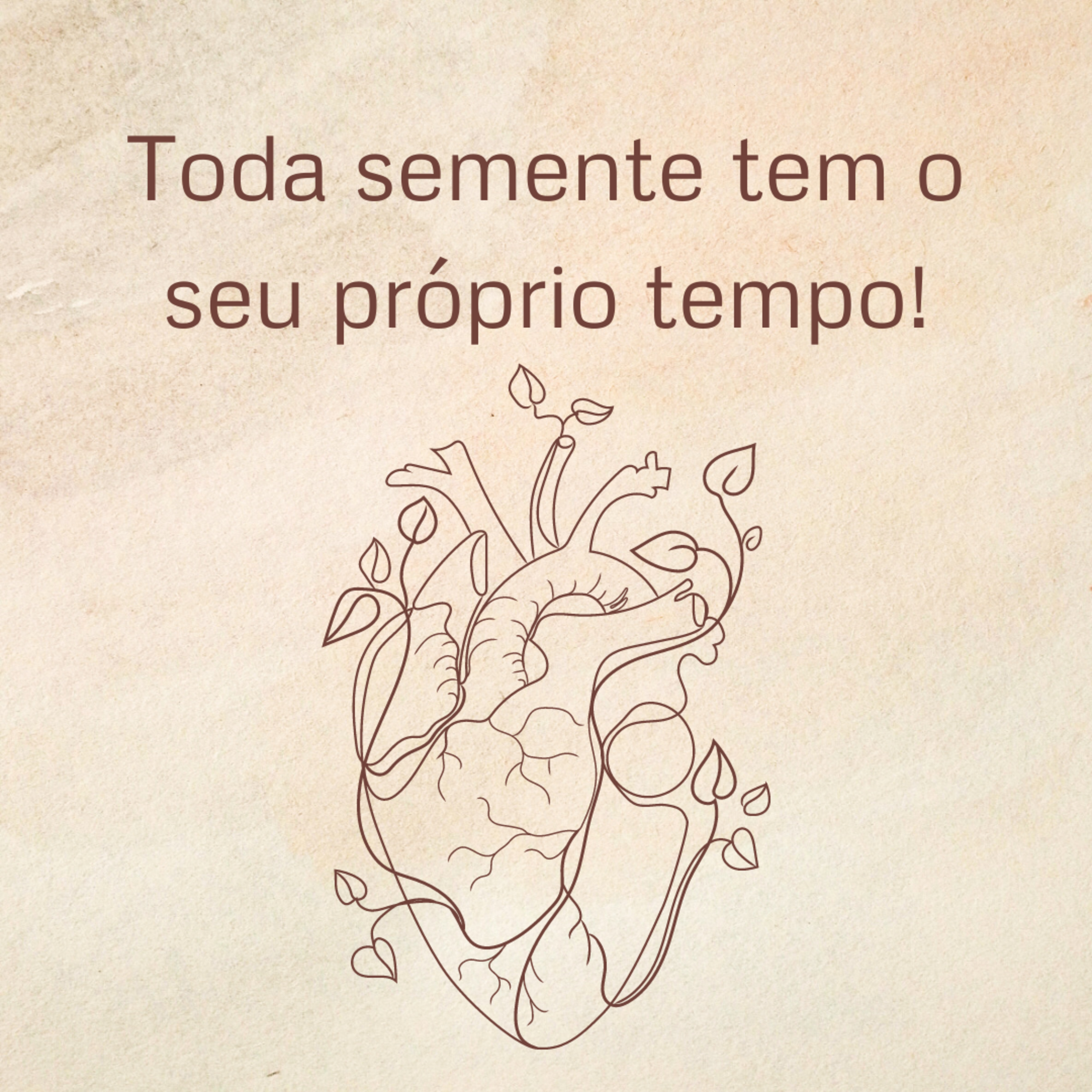 Um tempo para cura.