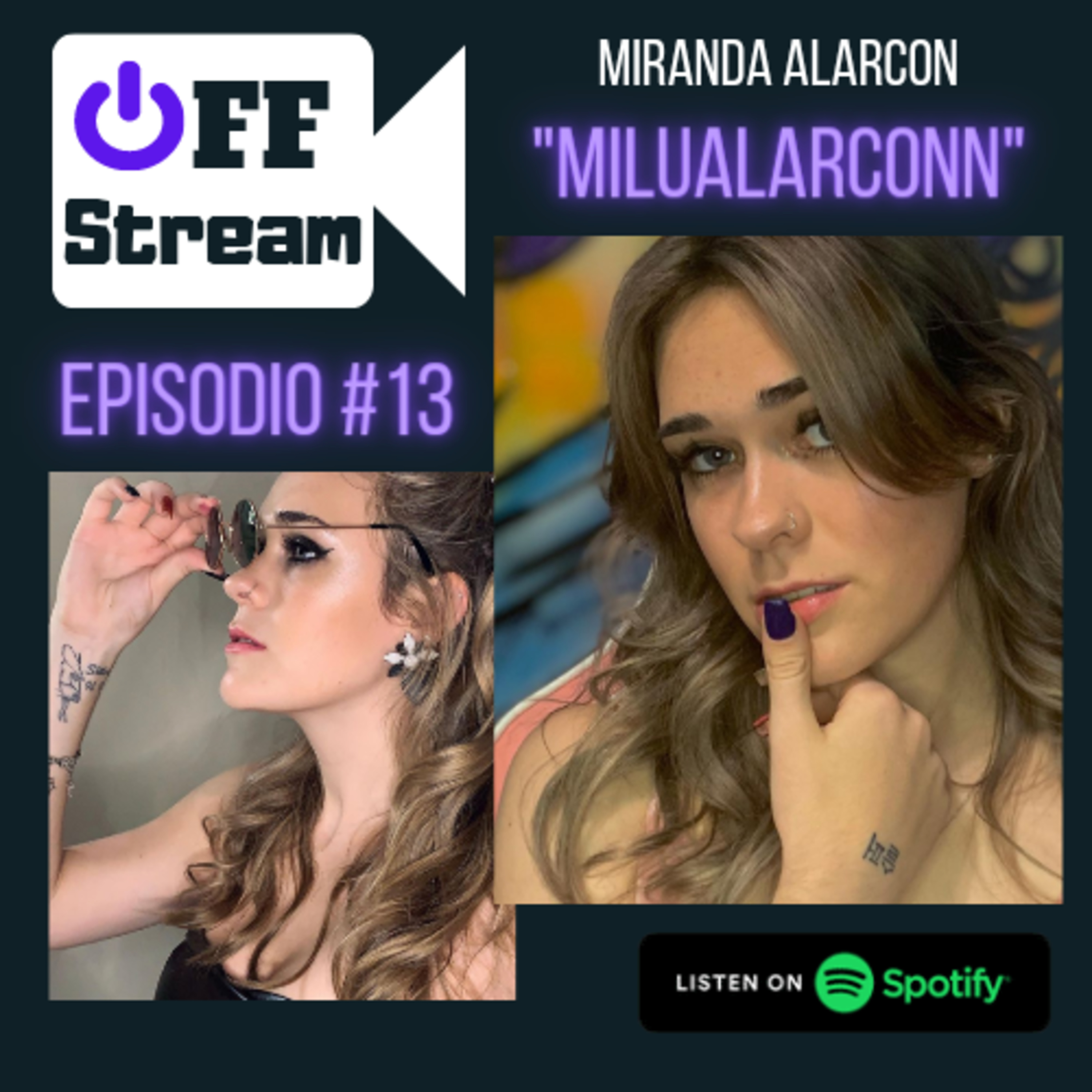 #13 MILUALARCONN: "El hate me llevo a tener ansiedad en stream" episode artwork