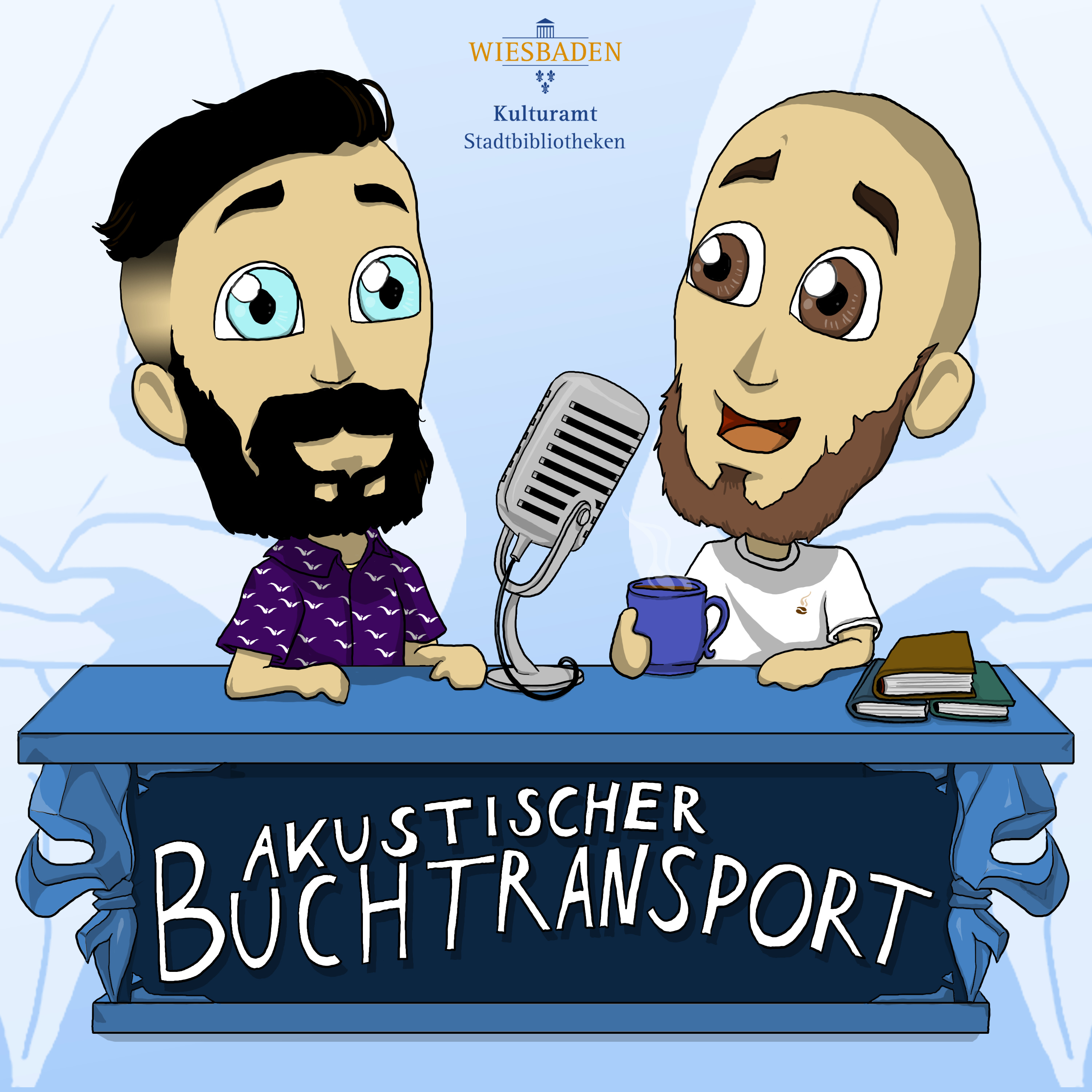 Akustischer Buchtransport