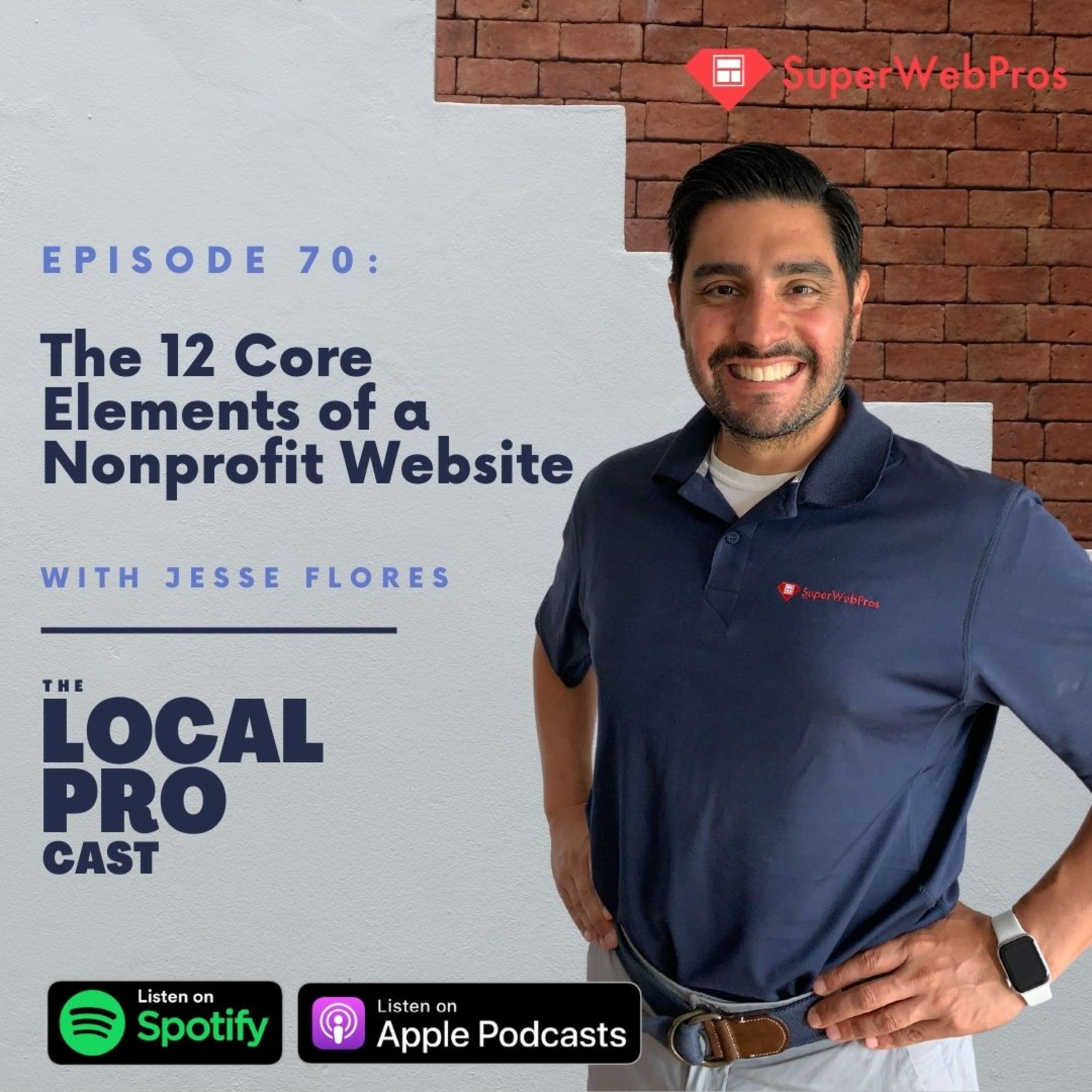 Ep. 70: The 12 Core Elements of a Nonprofit Website episode artwork