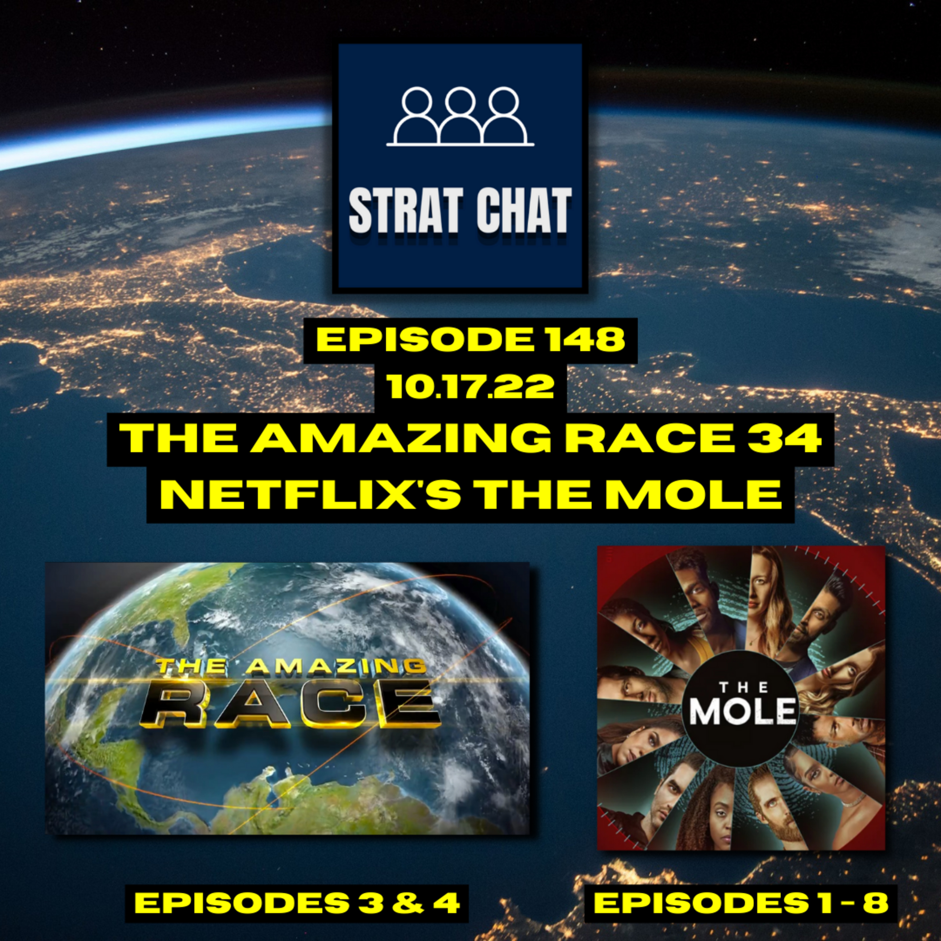 Episode 148: #TheAmazingRace - EPISODES 3 & 4 and #TheMole - EPISODES 1 - 8 RECAP