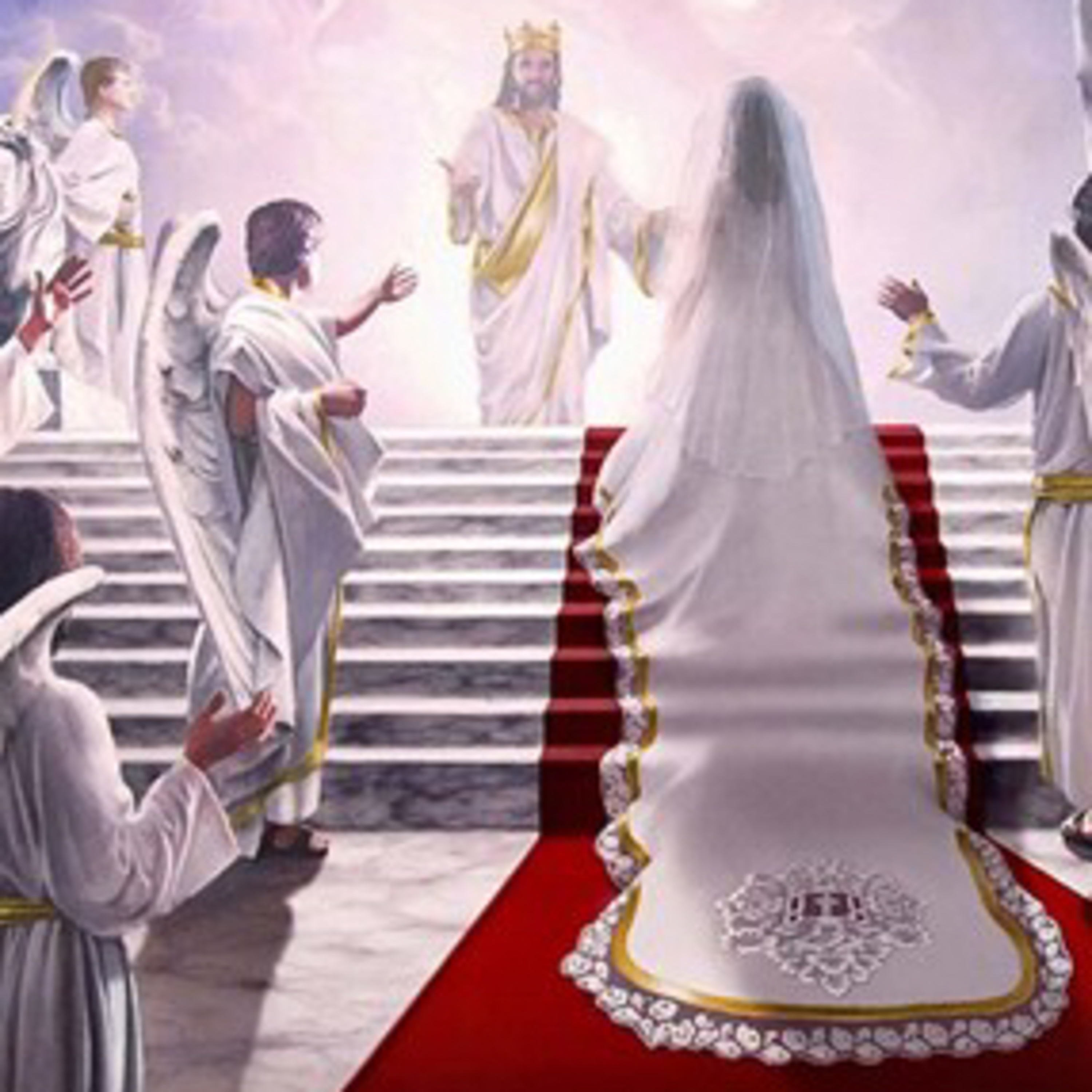 Jesus-Bride, wedding, man-woman, clothes Revelation episode artwork