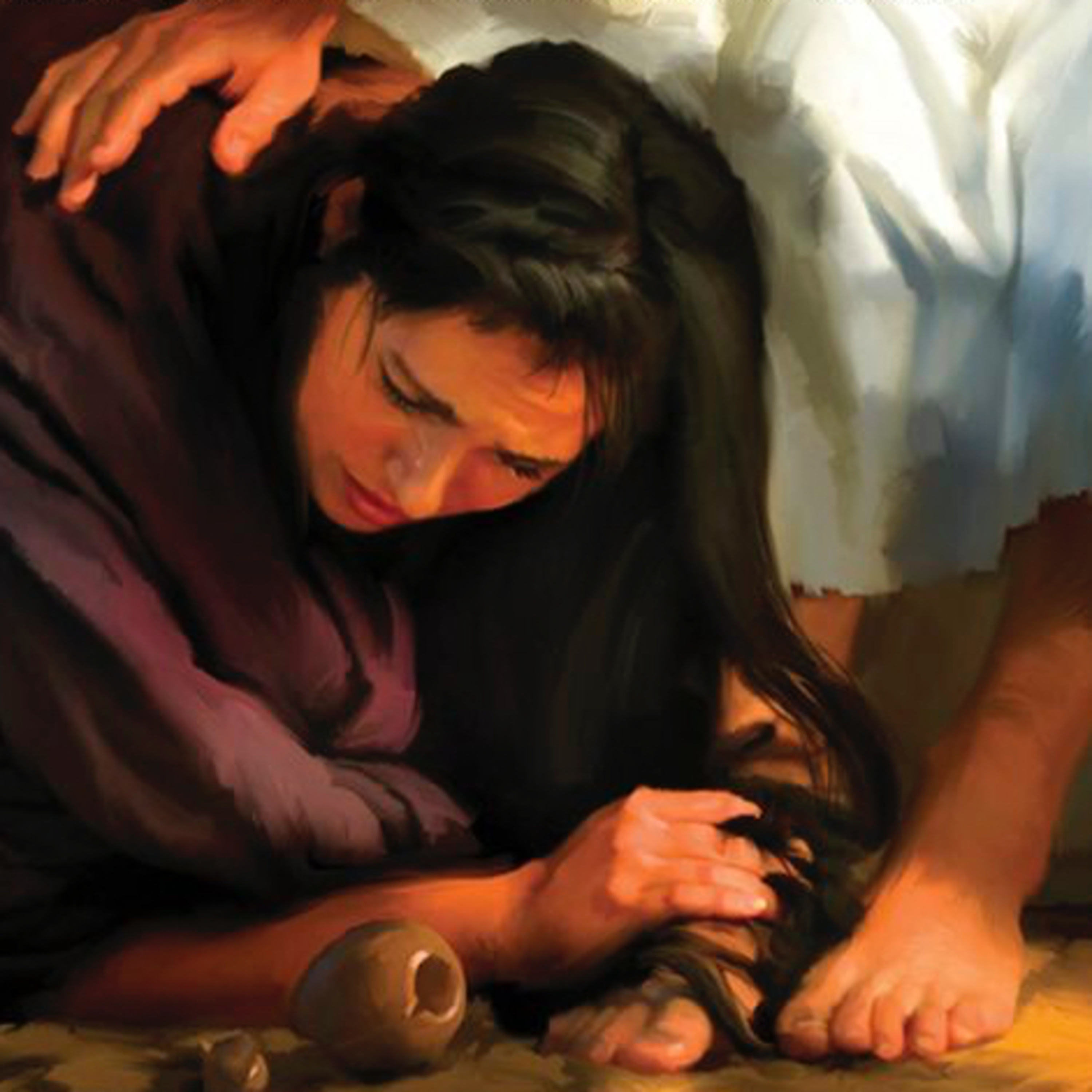 Mary and Jesus/Hair and Feet Revelation episode artwork