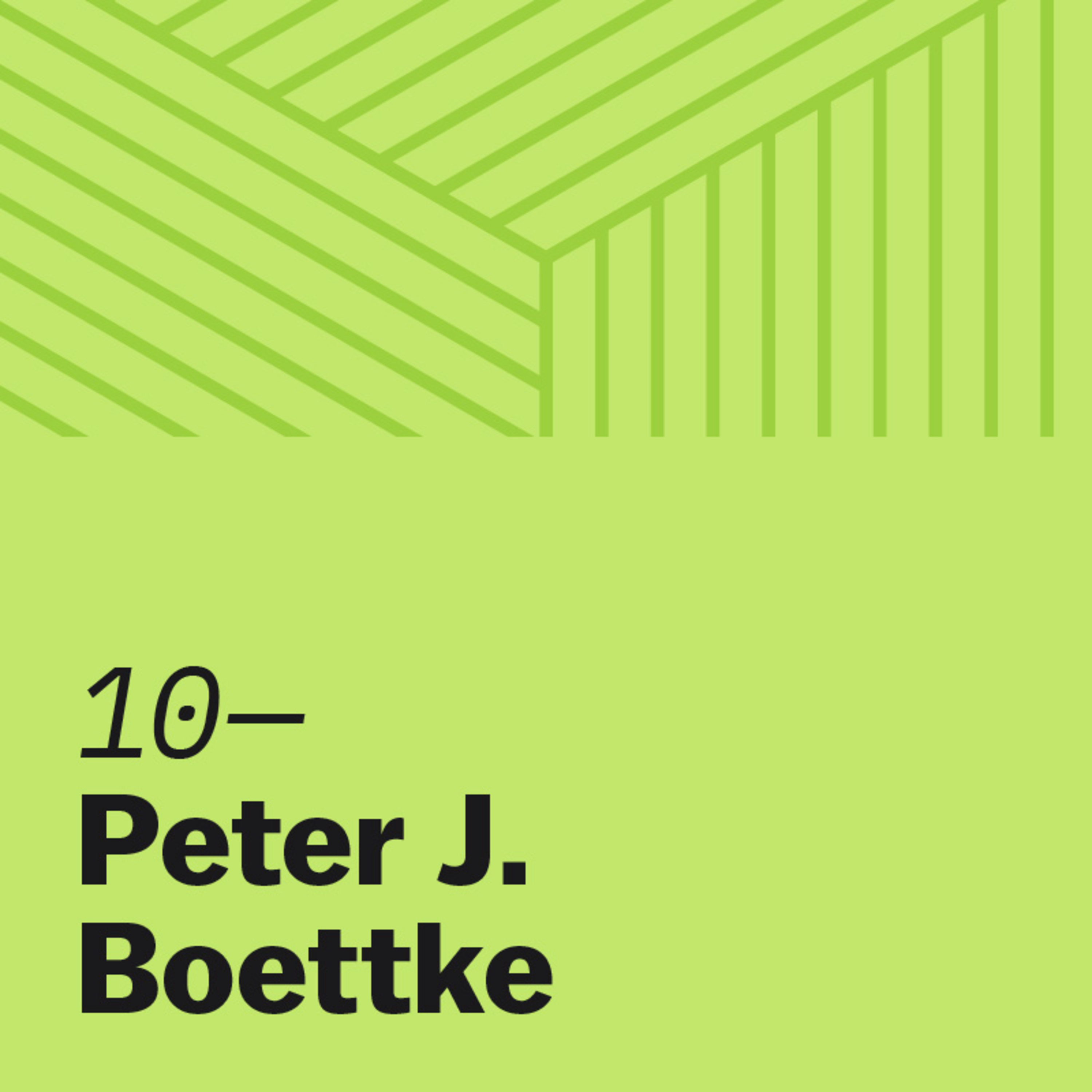 Exploring Economics from Marx to Mises with Professor Peter J. Boettke episode artwork