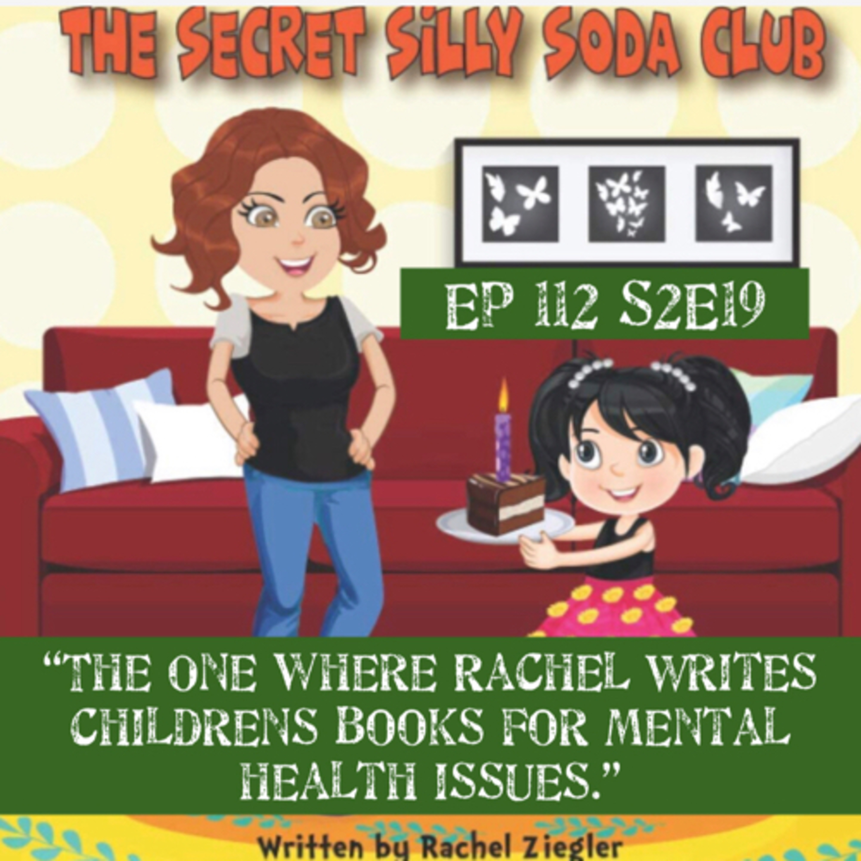The One Where Rachel writes childrens books for mental health issues.