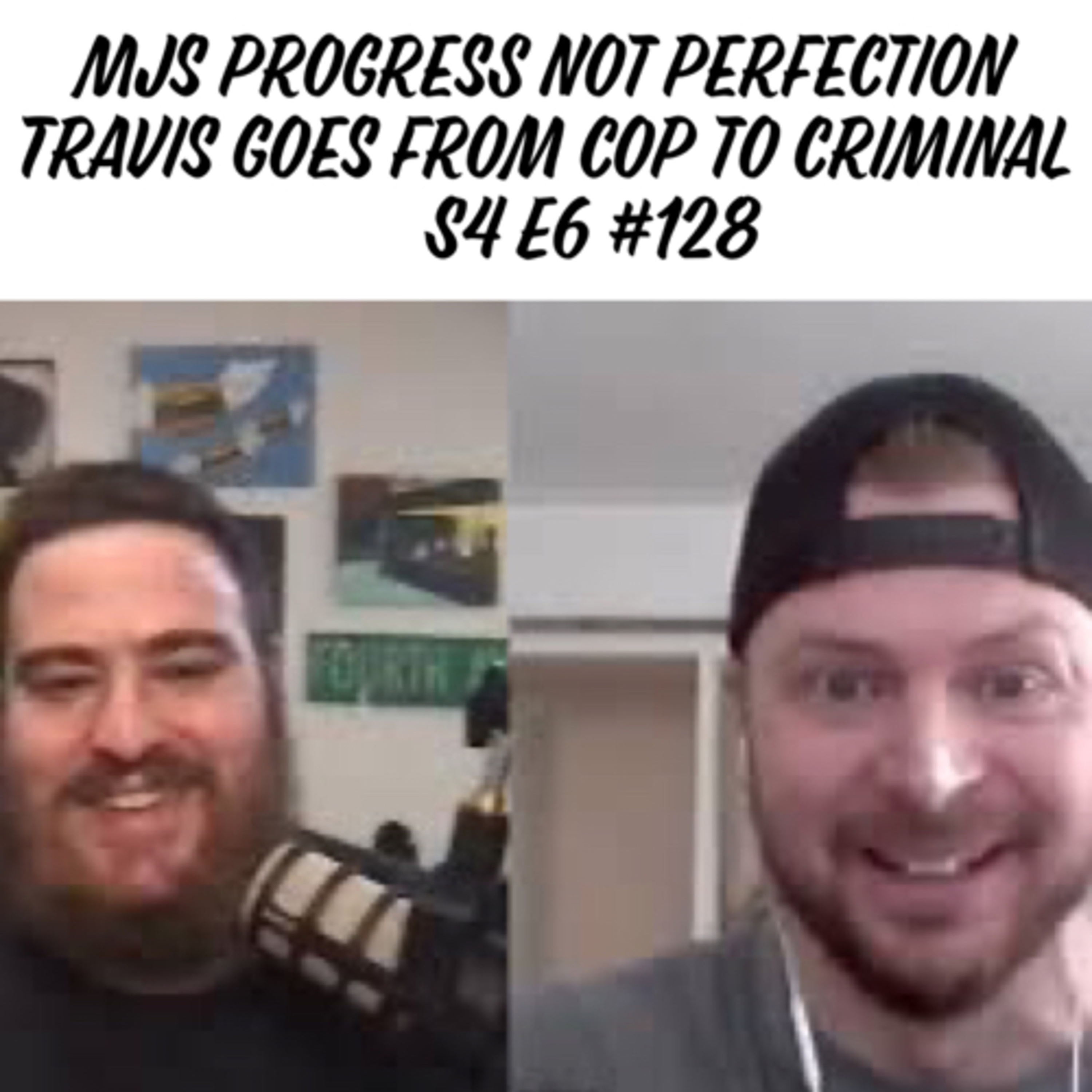 The one when Travis goes from cop to criminal  episode artwork