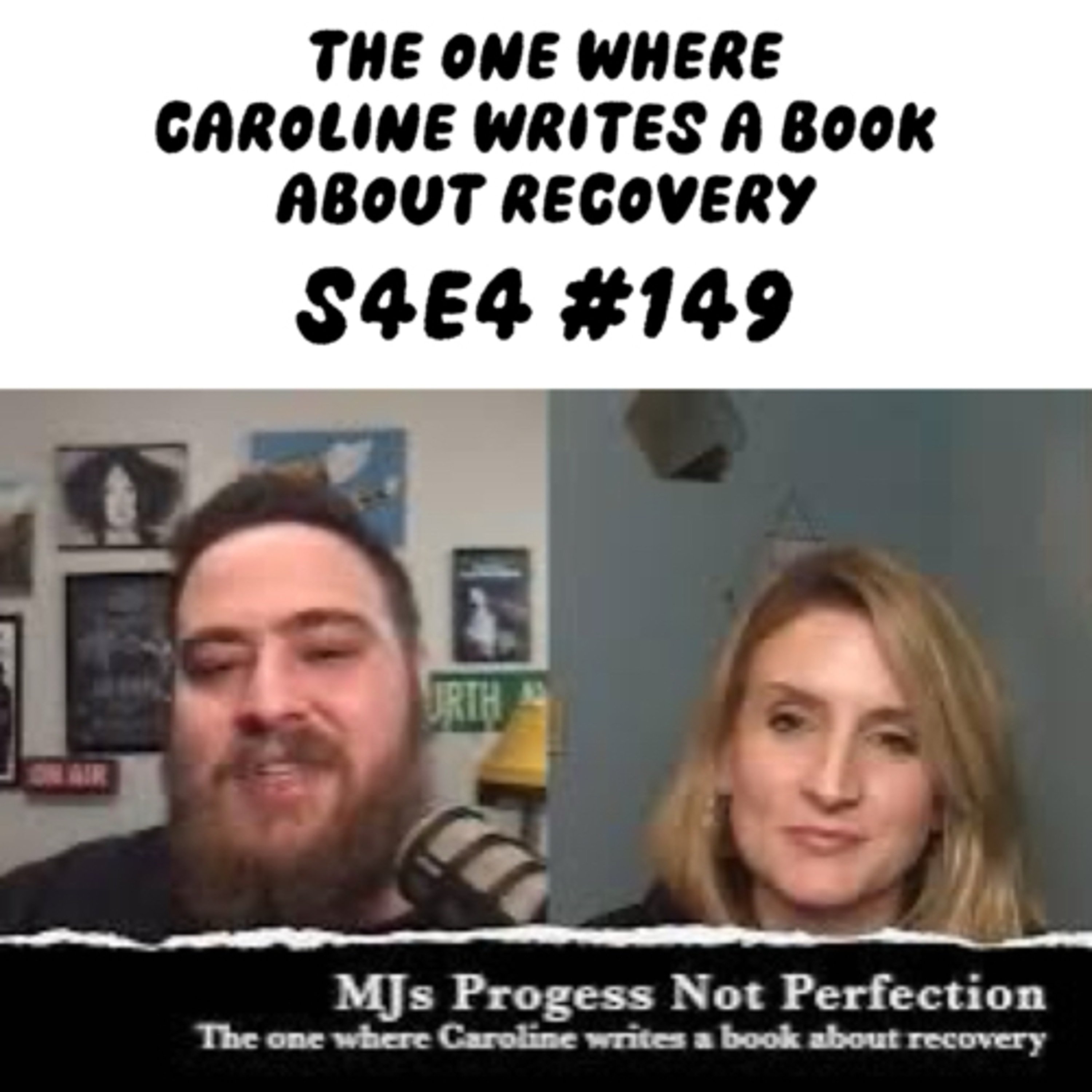 The one where Caroline writes a book about recovery episode artwork