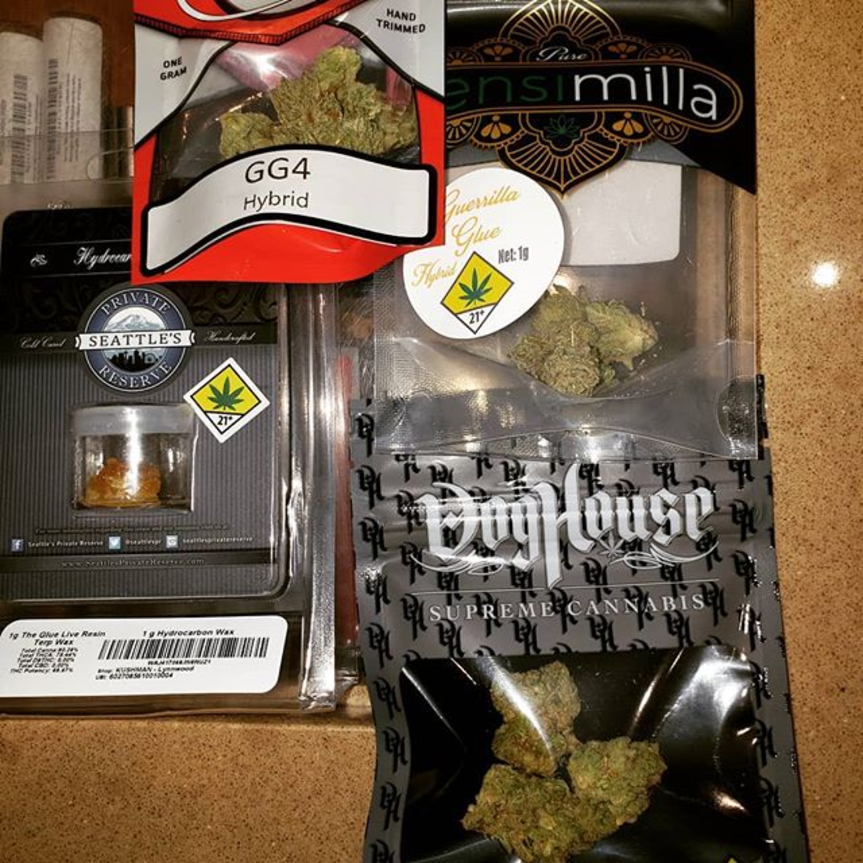 Four Strains of Glue for our 4th