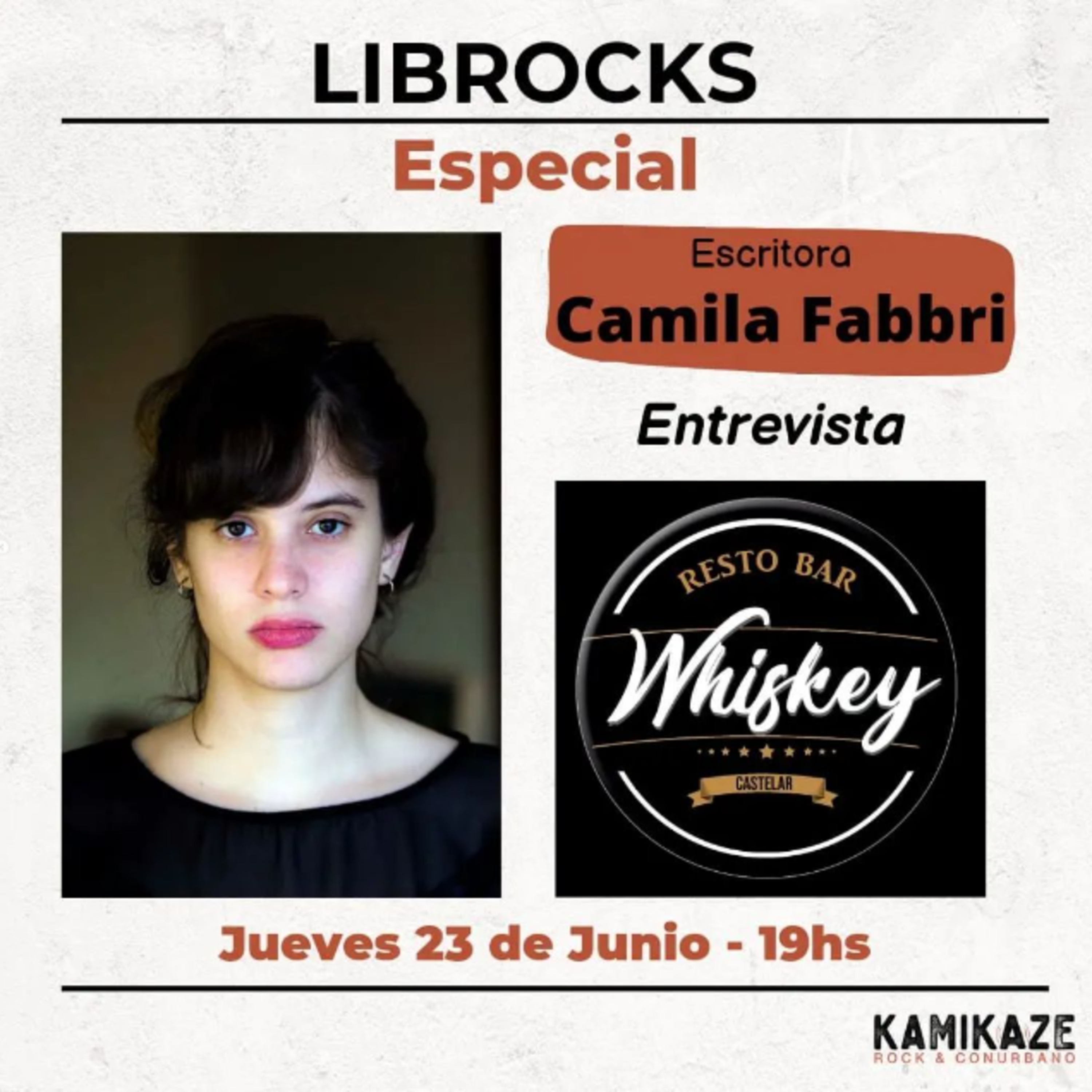 Librocks/ Especial desde Whiskey Bar - Entrevista a Camila Fabbri. episode artwork