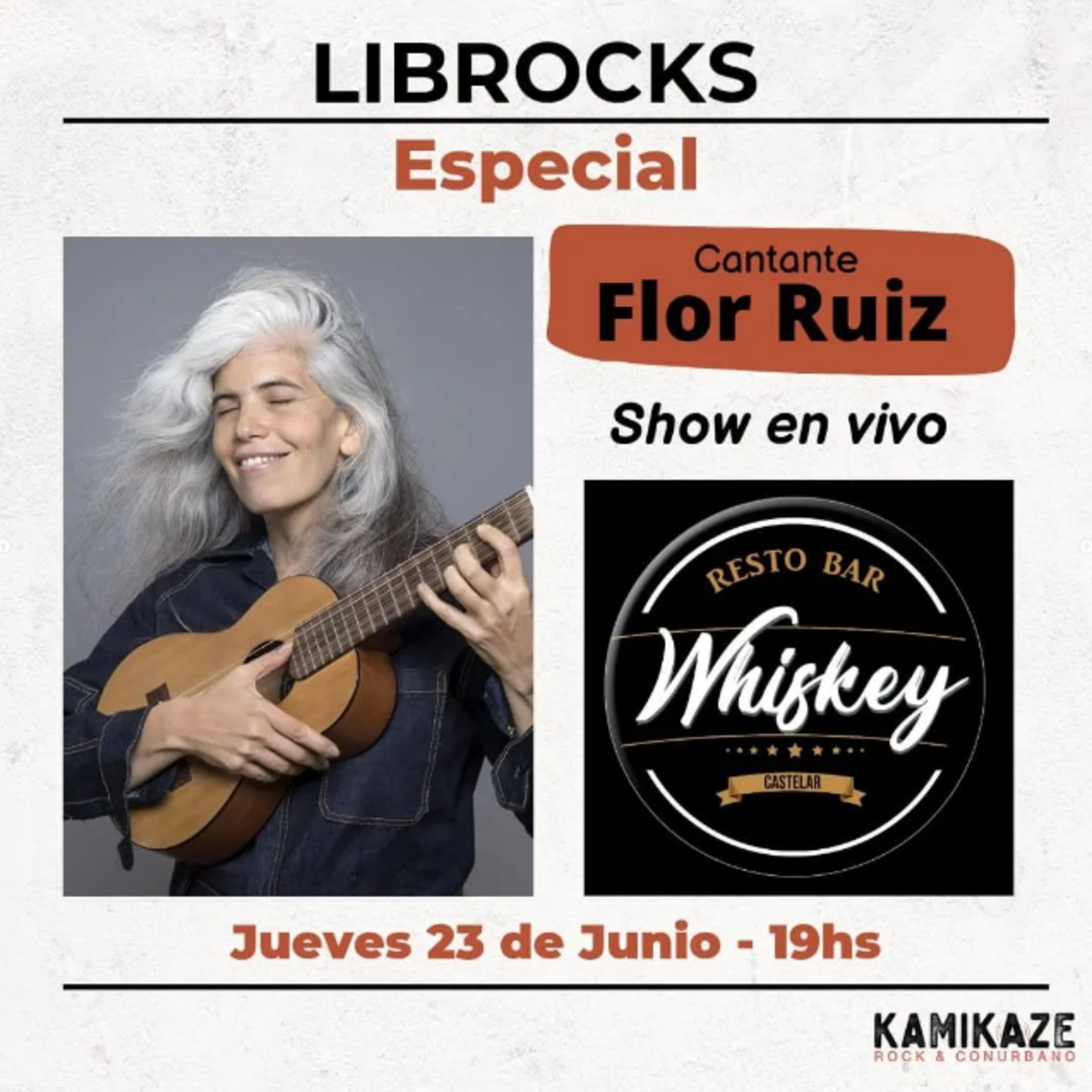 Librocks/ Especial desde Whiskey bar - Entrevista y acustico con Florencia Ruiz episode artwork