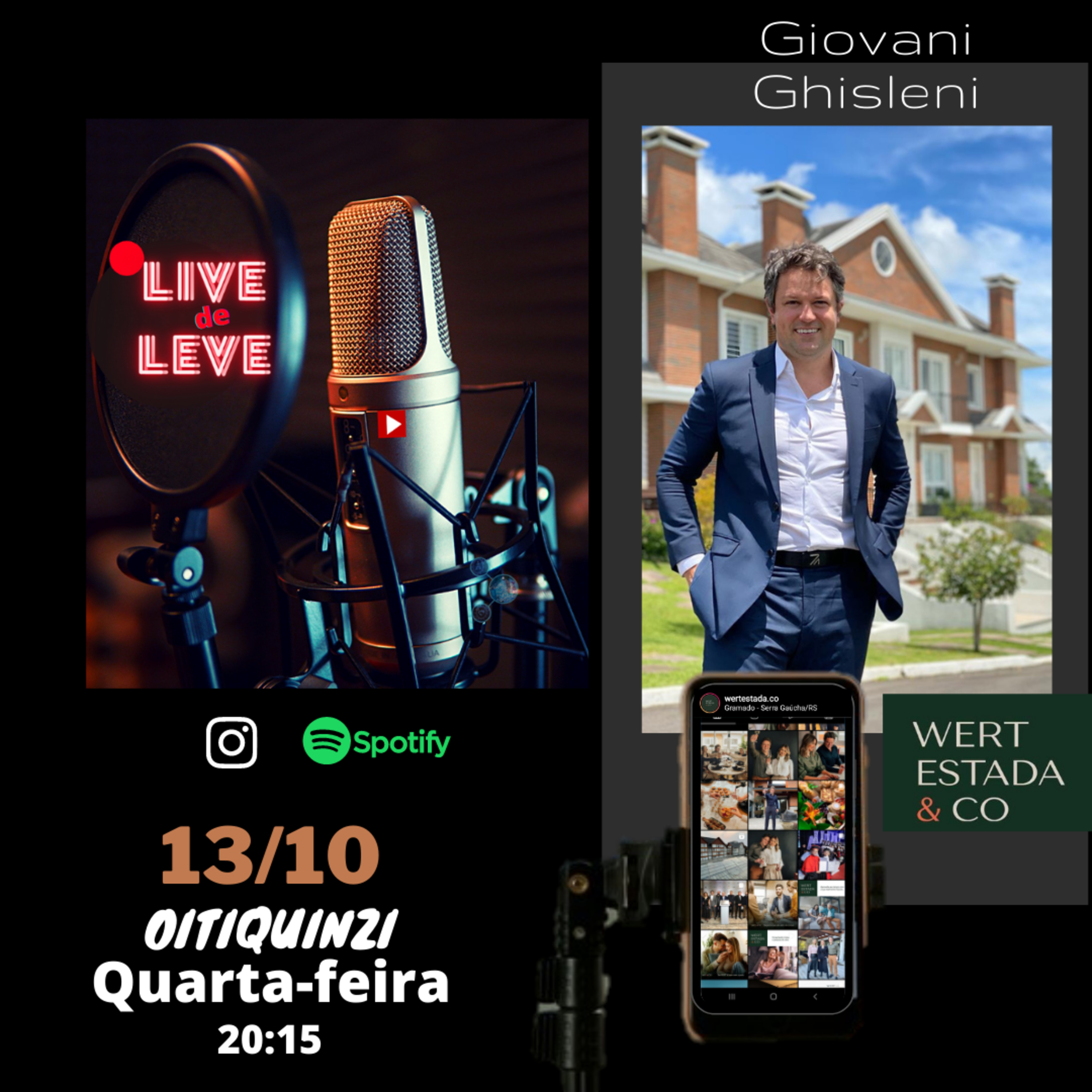 Giovani Ghisleni ,Live de Leve Cast #19
