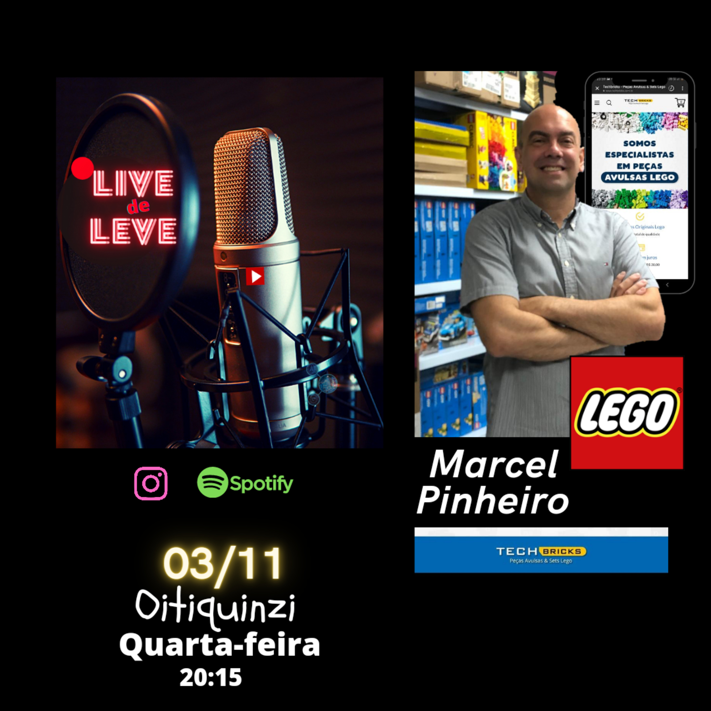 Marcel Pinheiro Live de Leve Cast #24