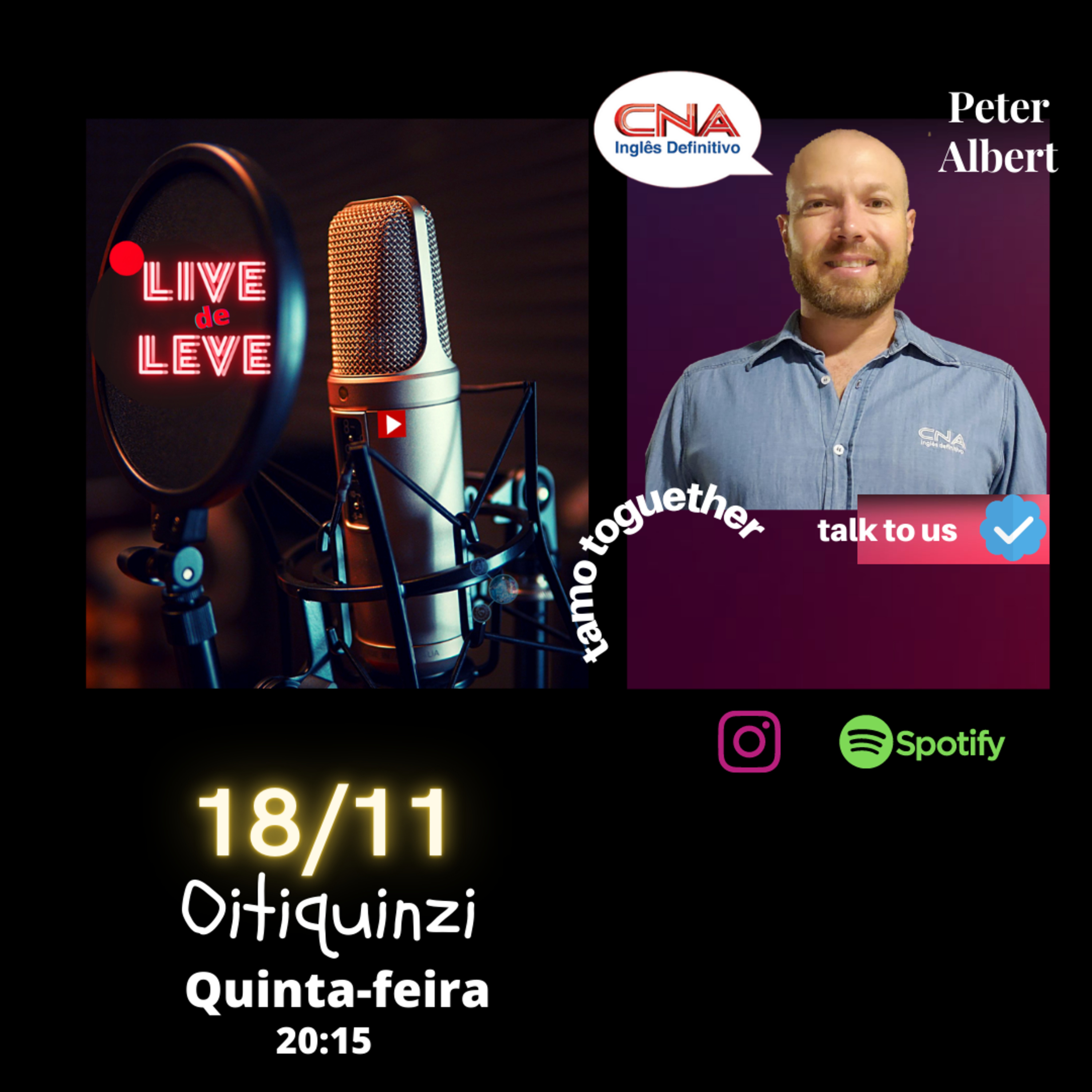 Peter Albert ,Live de Leve Cast edição 25