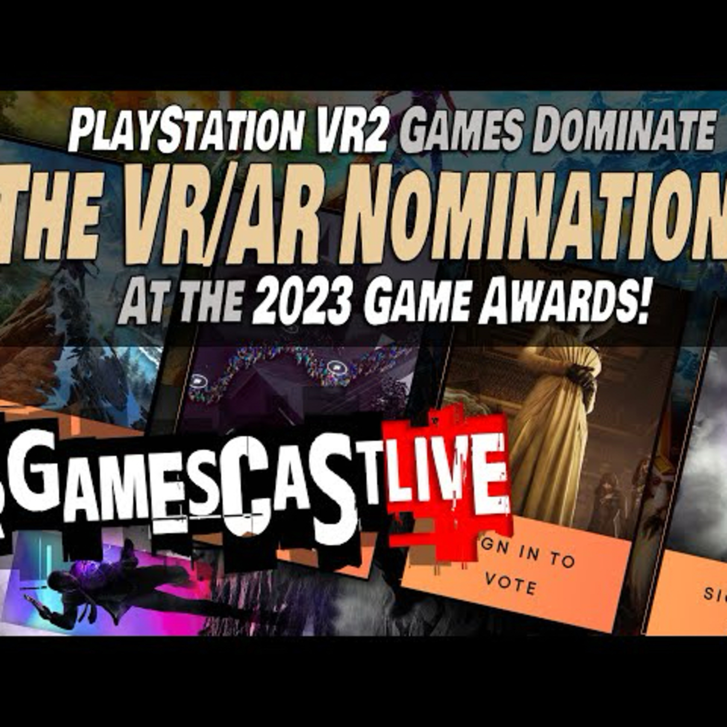 PlayStation VR2 Games DOMINATE The Game Awards VR/AR Nomination! | PSVR2 GAMESCAST LIVE