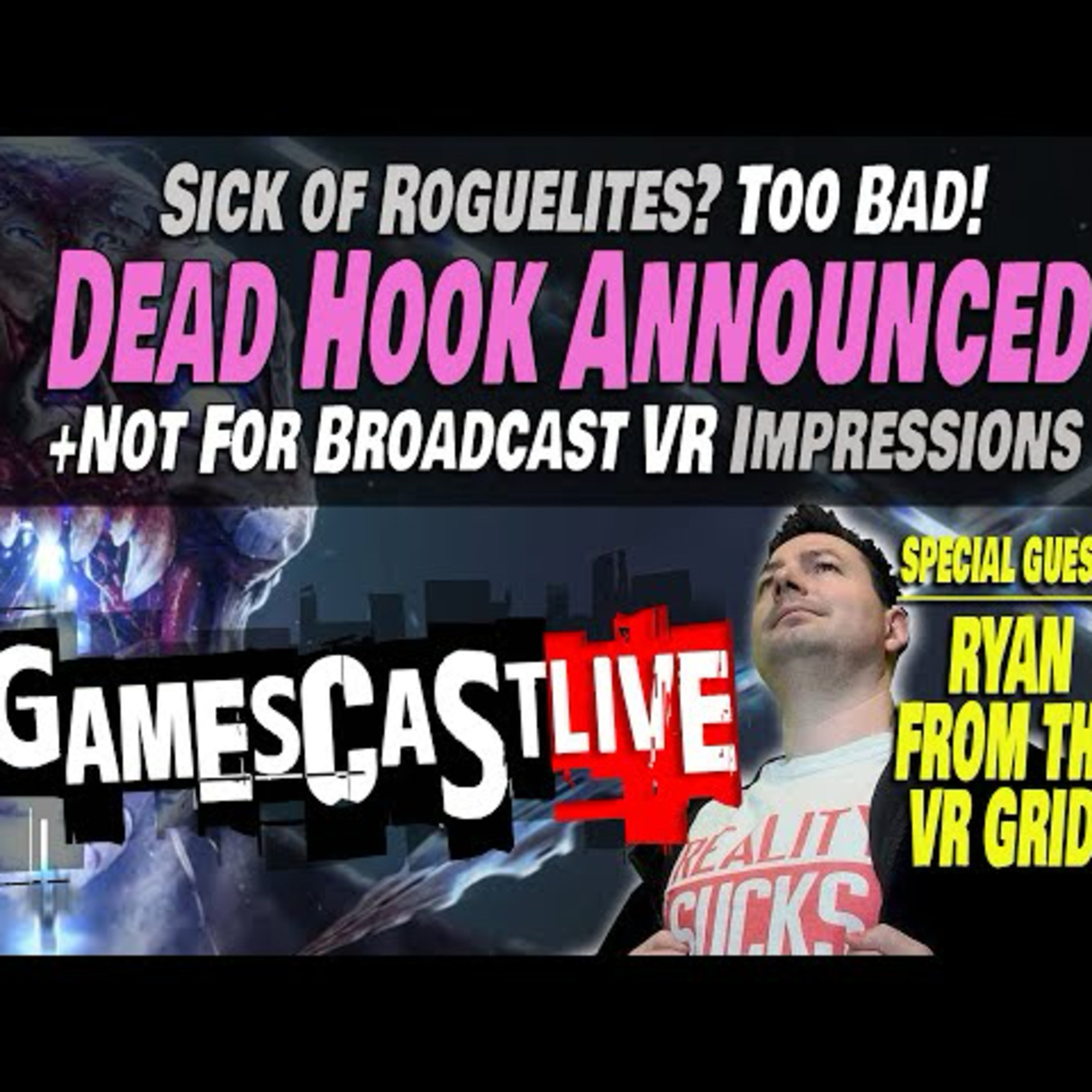 Doomlike/Roguelite Dead Hook Announced | Not for Broadcast VR Impressions | PSVR2 GAMESCAST LIVE