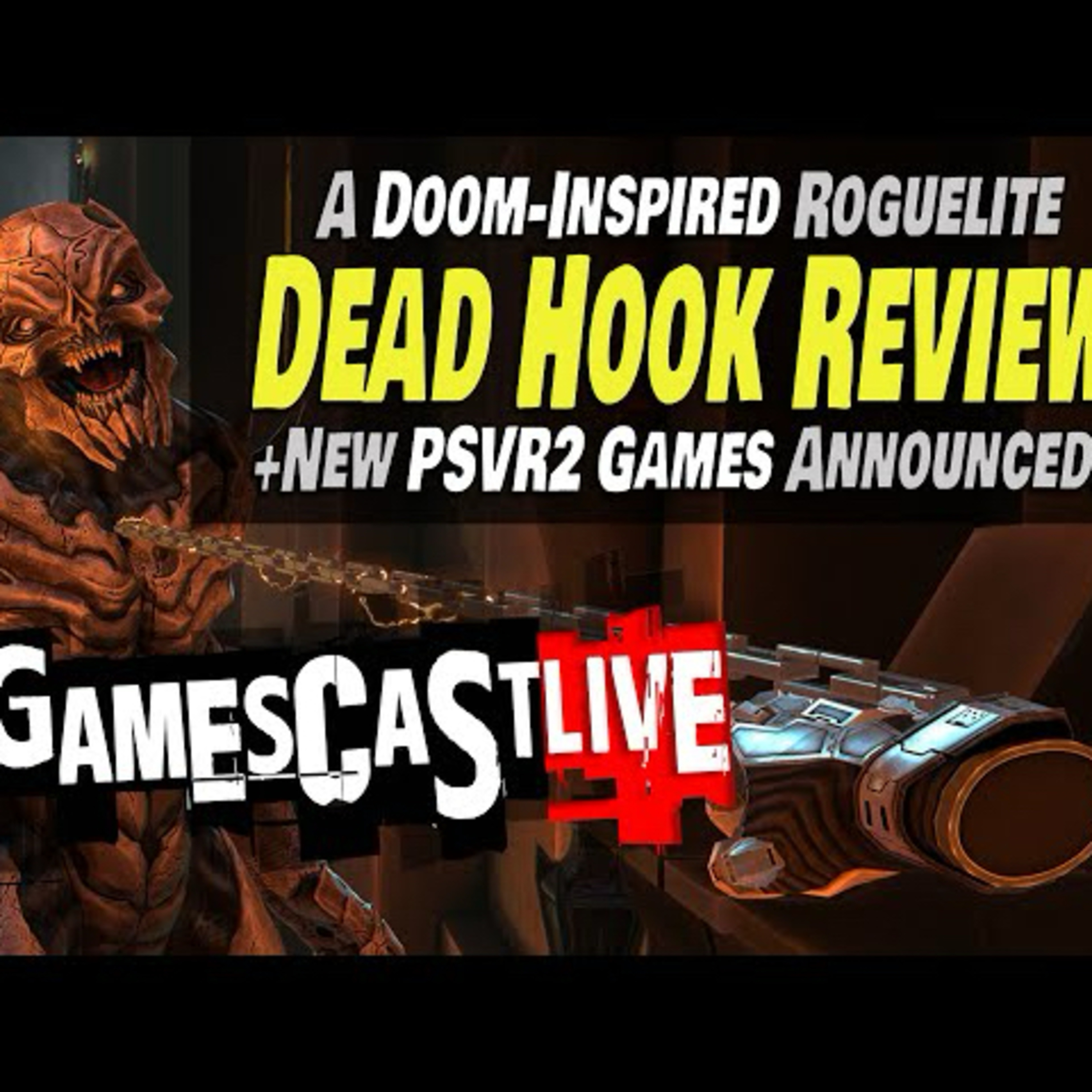 Mega Fryday Show: Dead Hook VR | Border Bots | Space Docker | Survivorman! | PSVR2 GAMESCAST LIVE