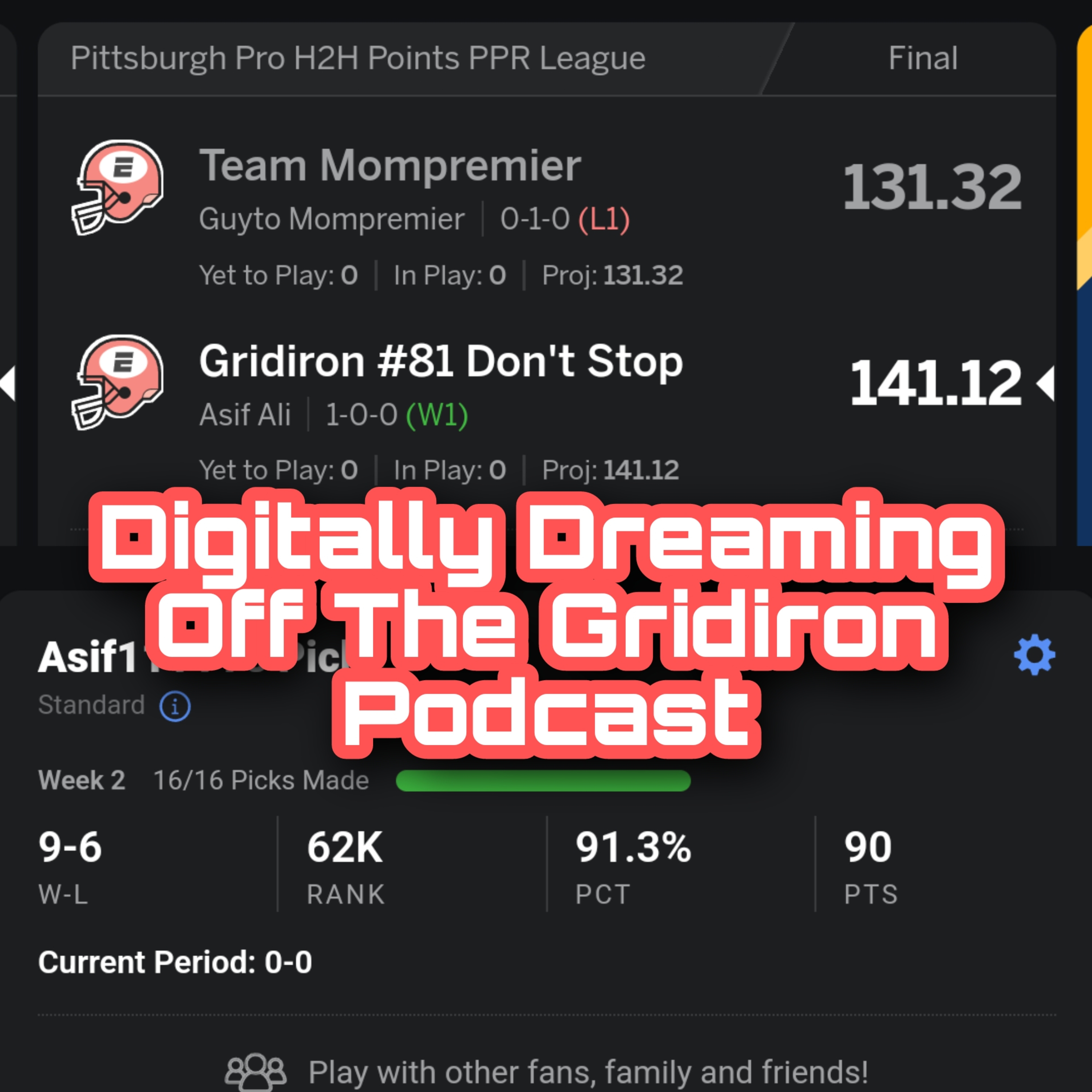 Episode 114 - NFL Week 1 Recap, Fantasy & Pigskin Pick Em Results + Week 2 Preview & Predictions episode artwork