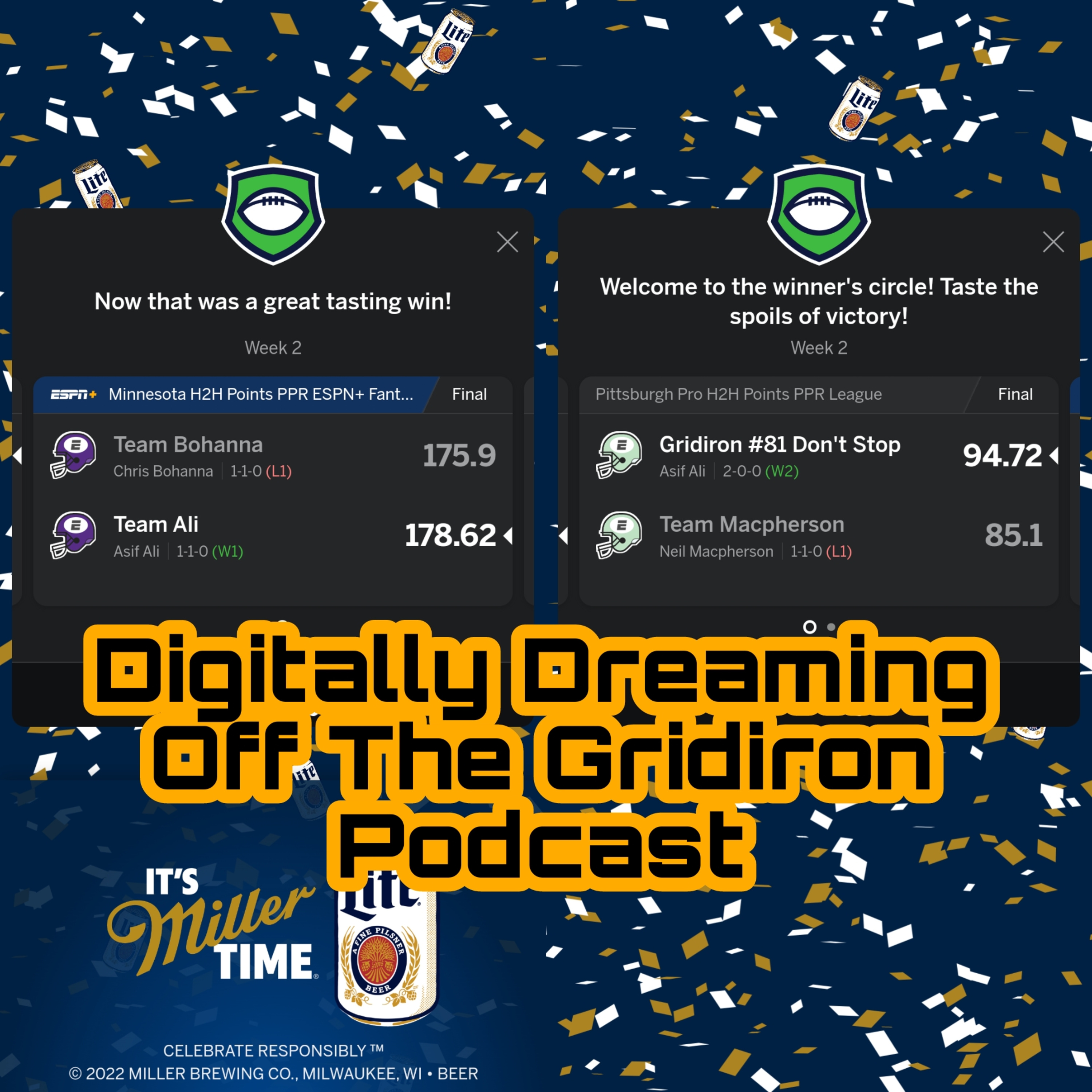 Episode 116 - Fantasy Winner Thursday, Fantasy Football Recap and Week 3 Picks episode artwork
