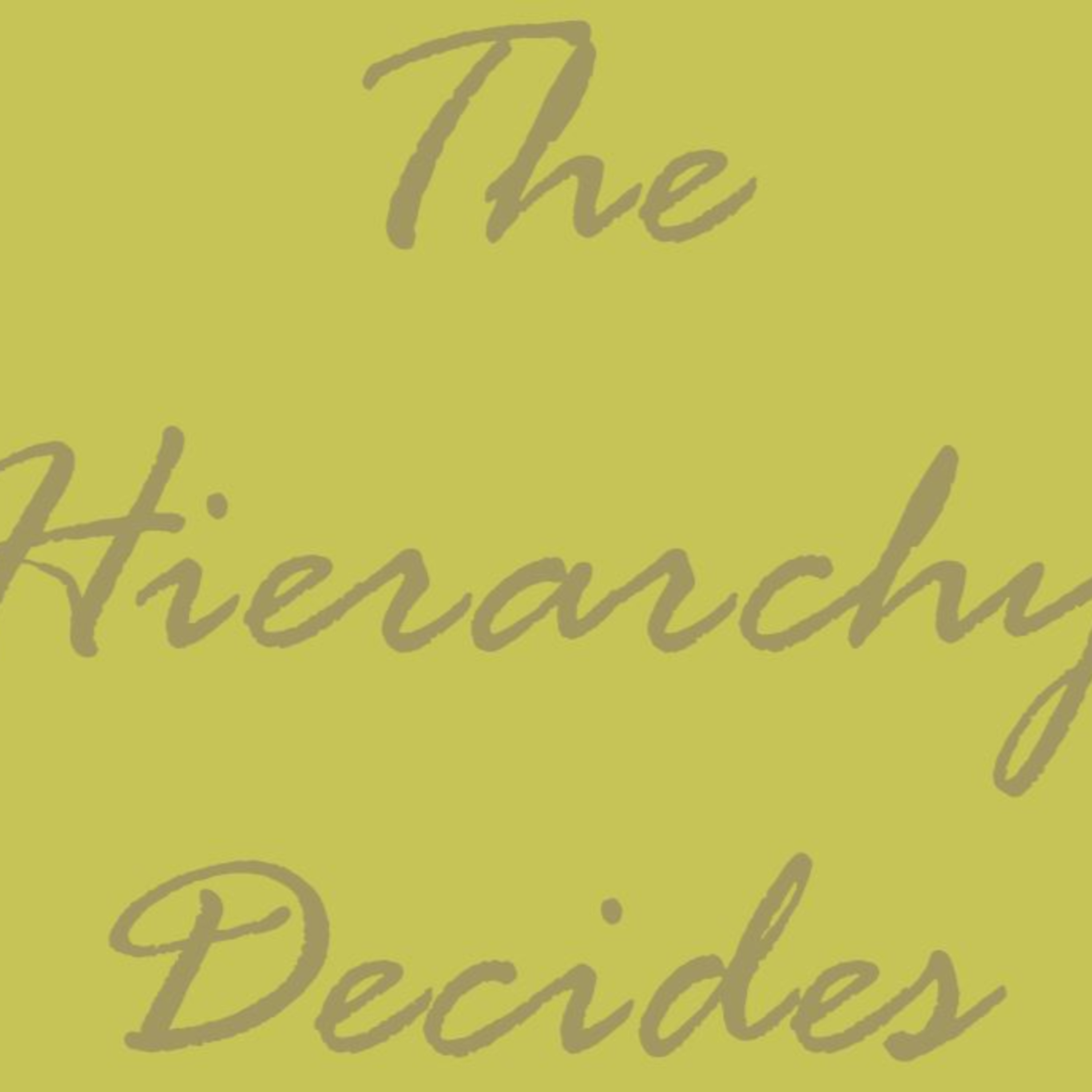 The Hierarchy Decides 1982 episode artwork
