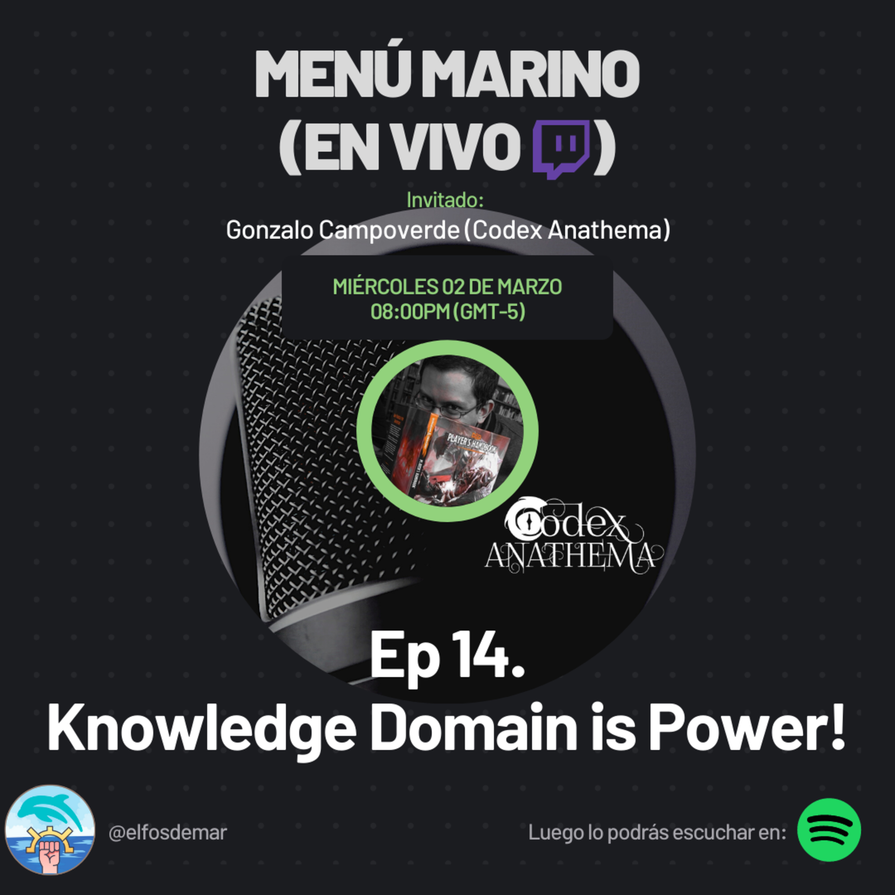 Menú Marino (Elfos de Mar)