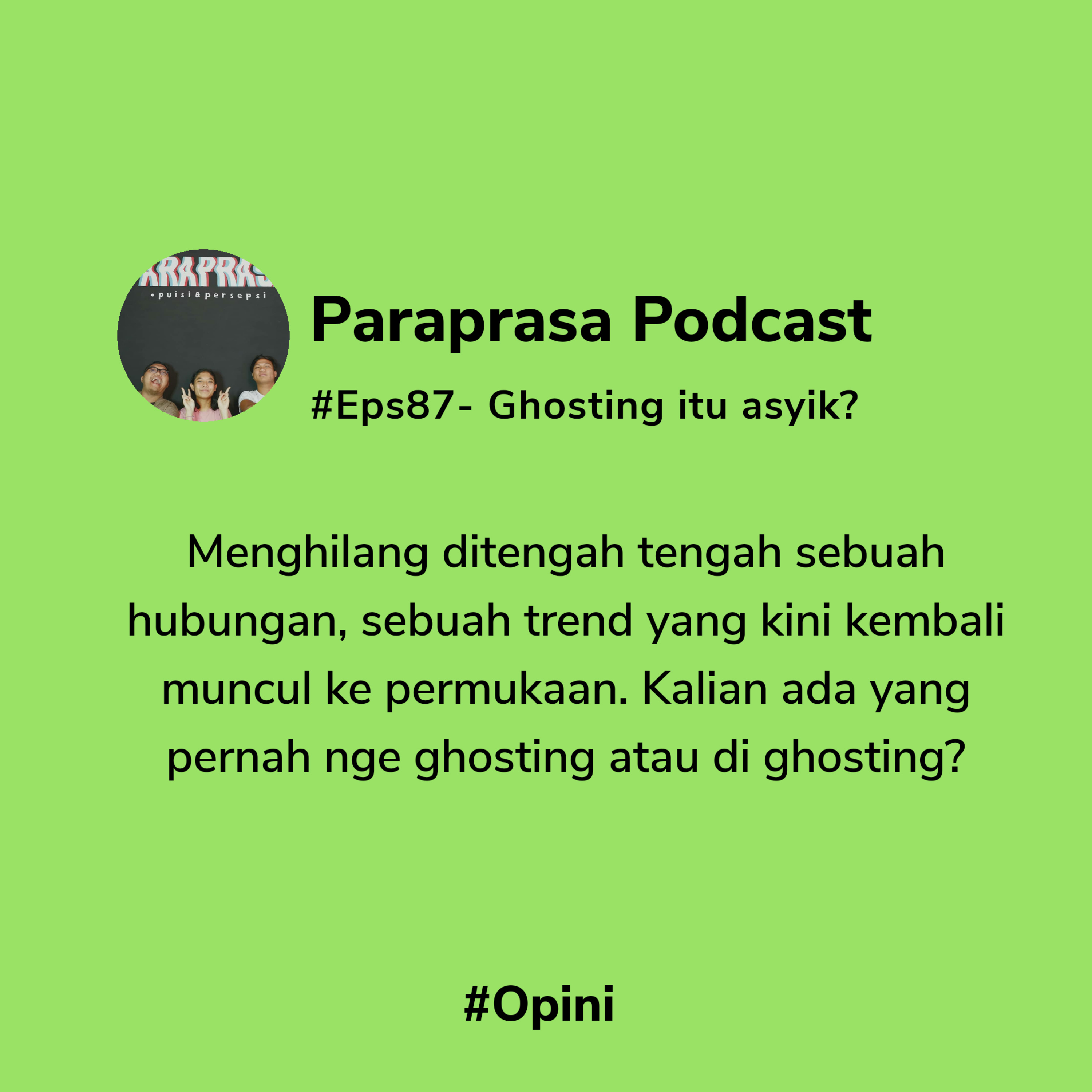 PARAPRASA (Puisi & Persepsi)