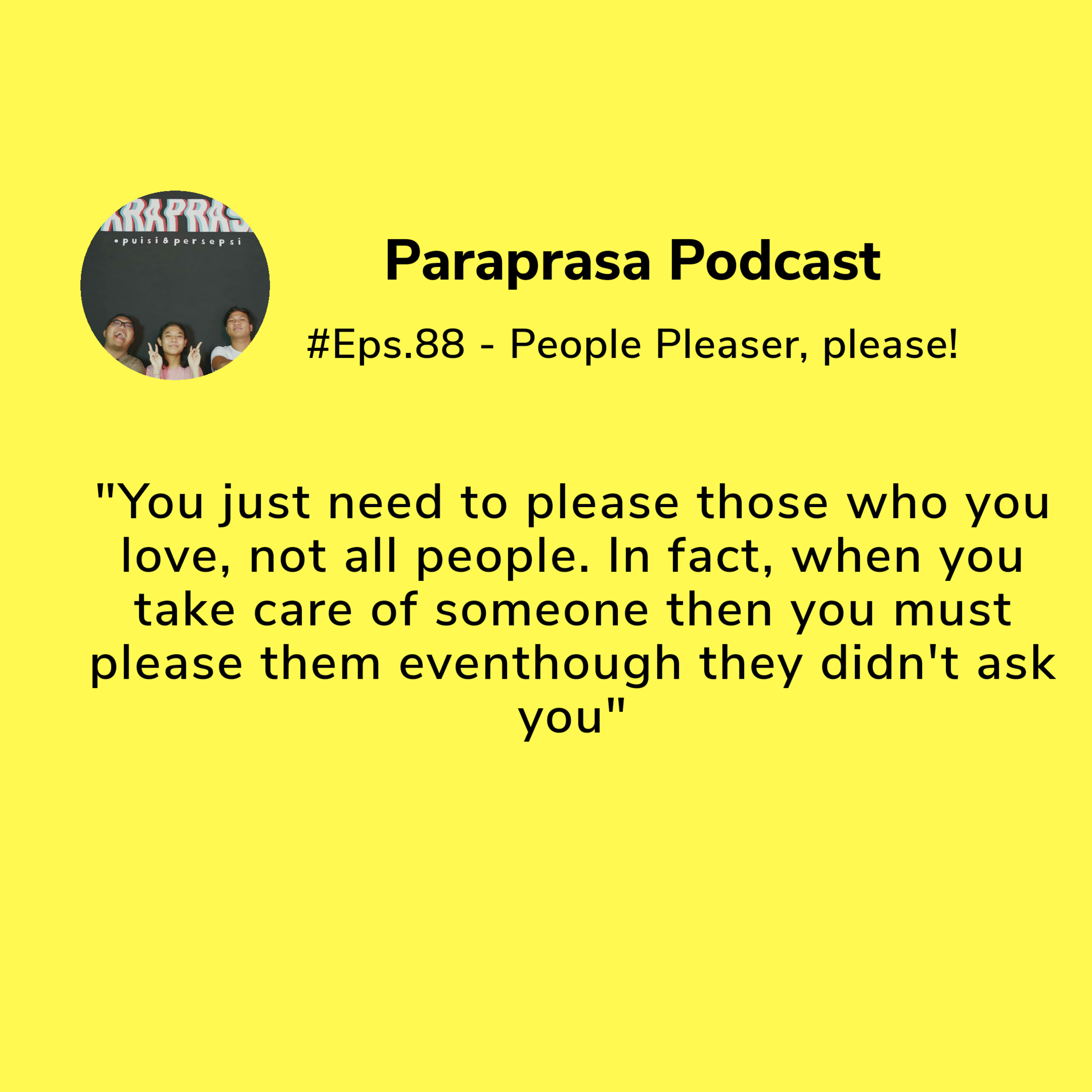 PARAPRASA (Puisi & Persepsi)