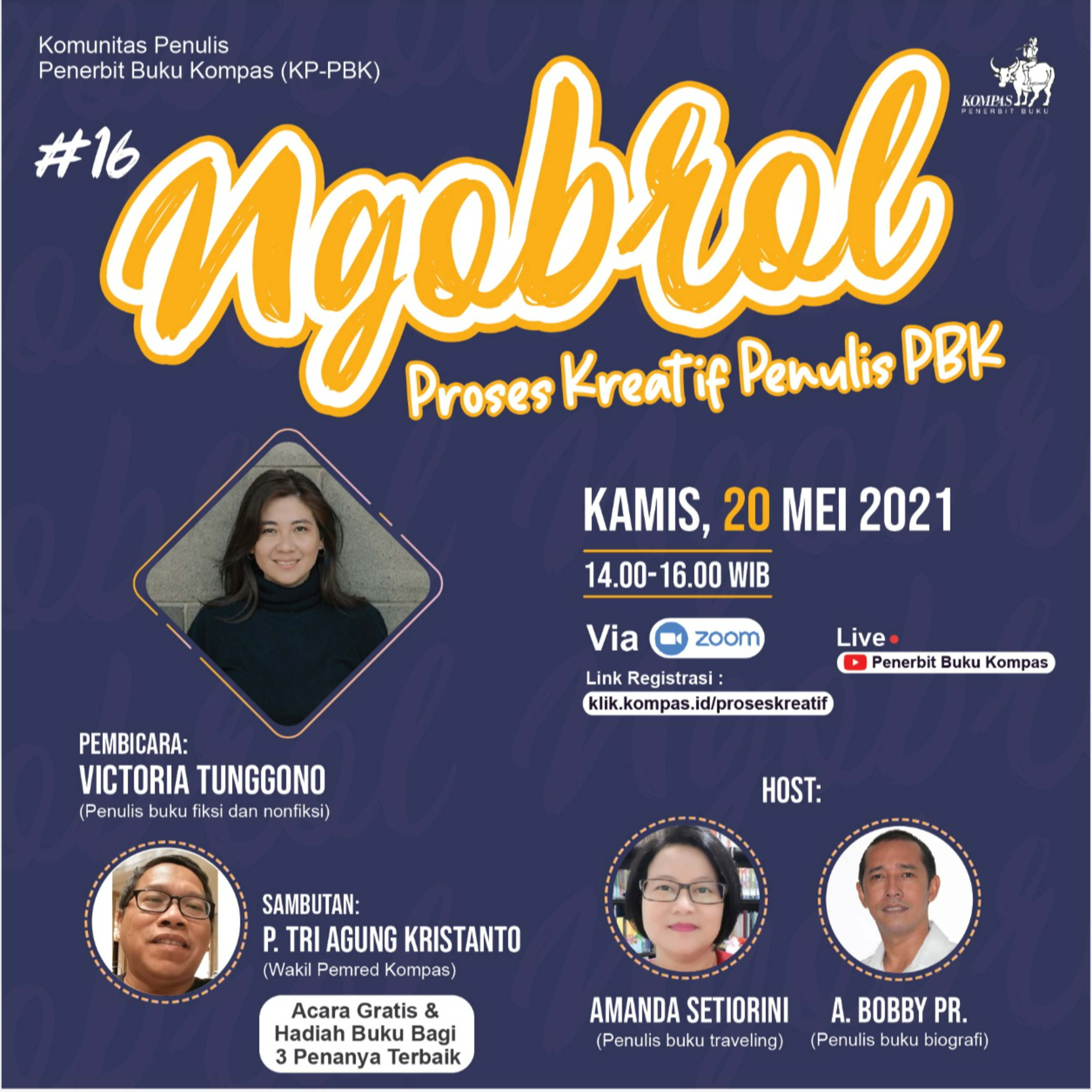 Ngobrol Proses Kreatif Penulis & Editor PBK