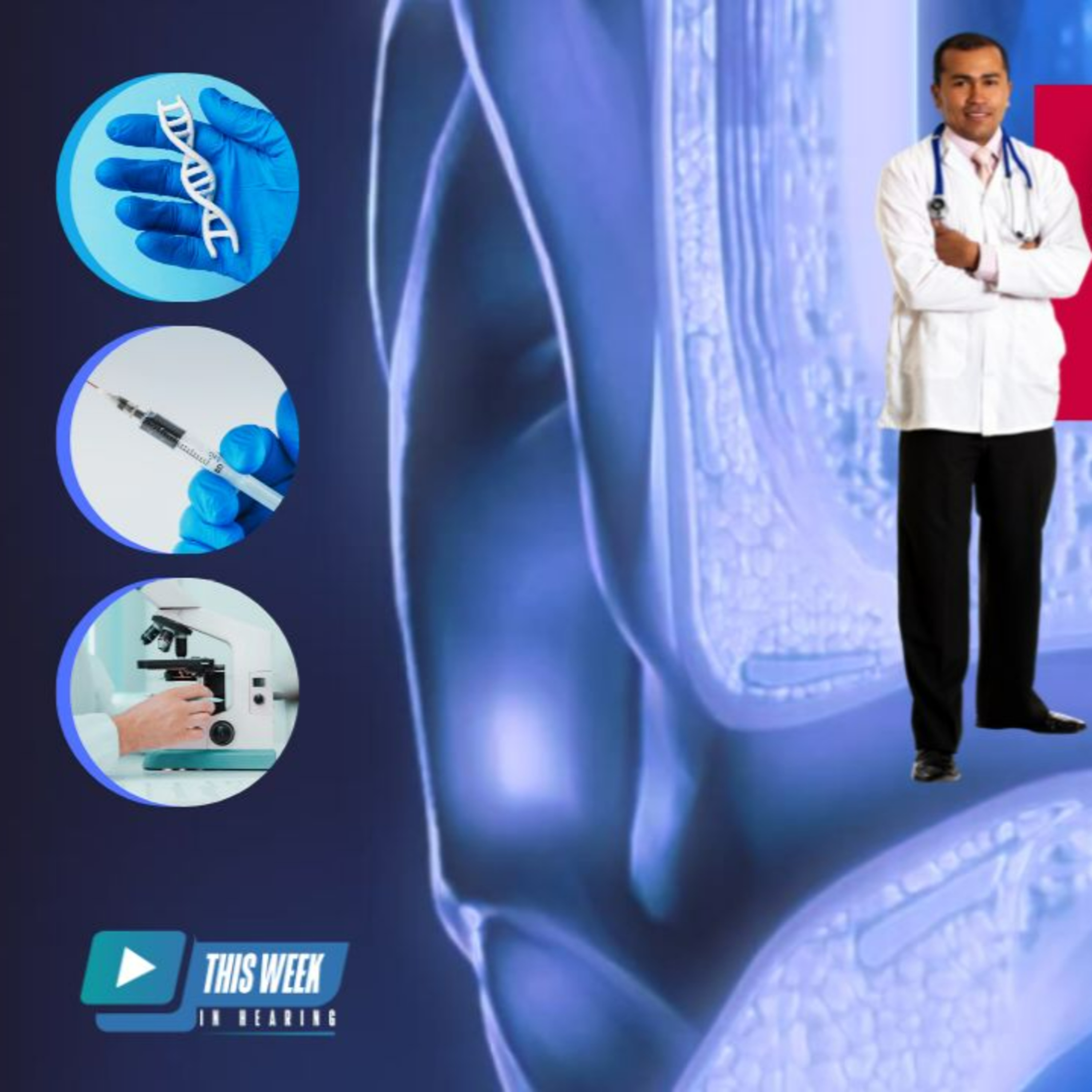 103 - New Medical Approaches to Treating Hearing Loss with Celia Belline & Peter Markham episode artwork