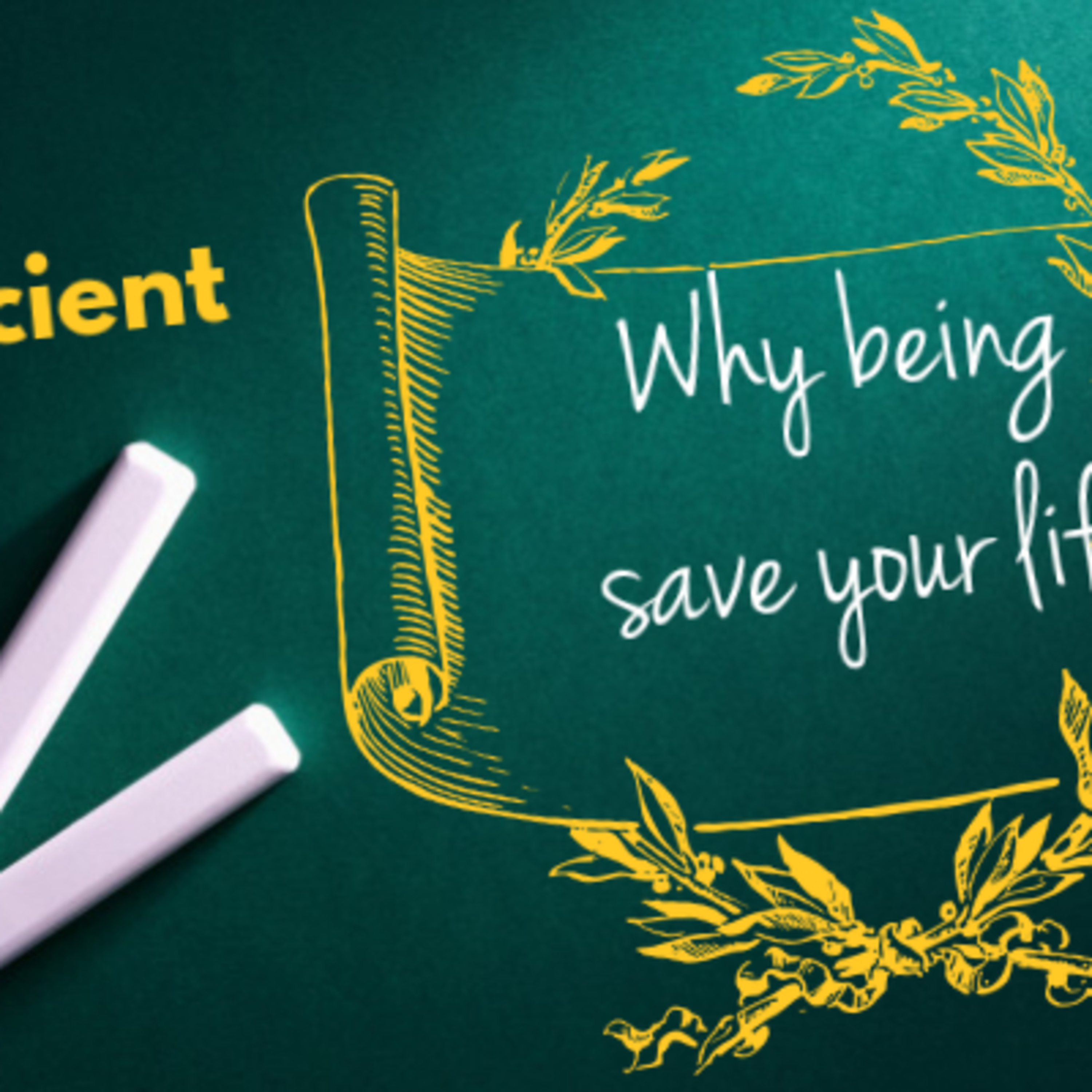Why being efficient can literally save your life