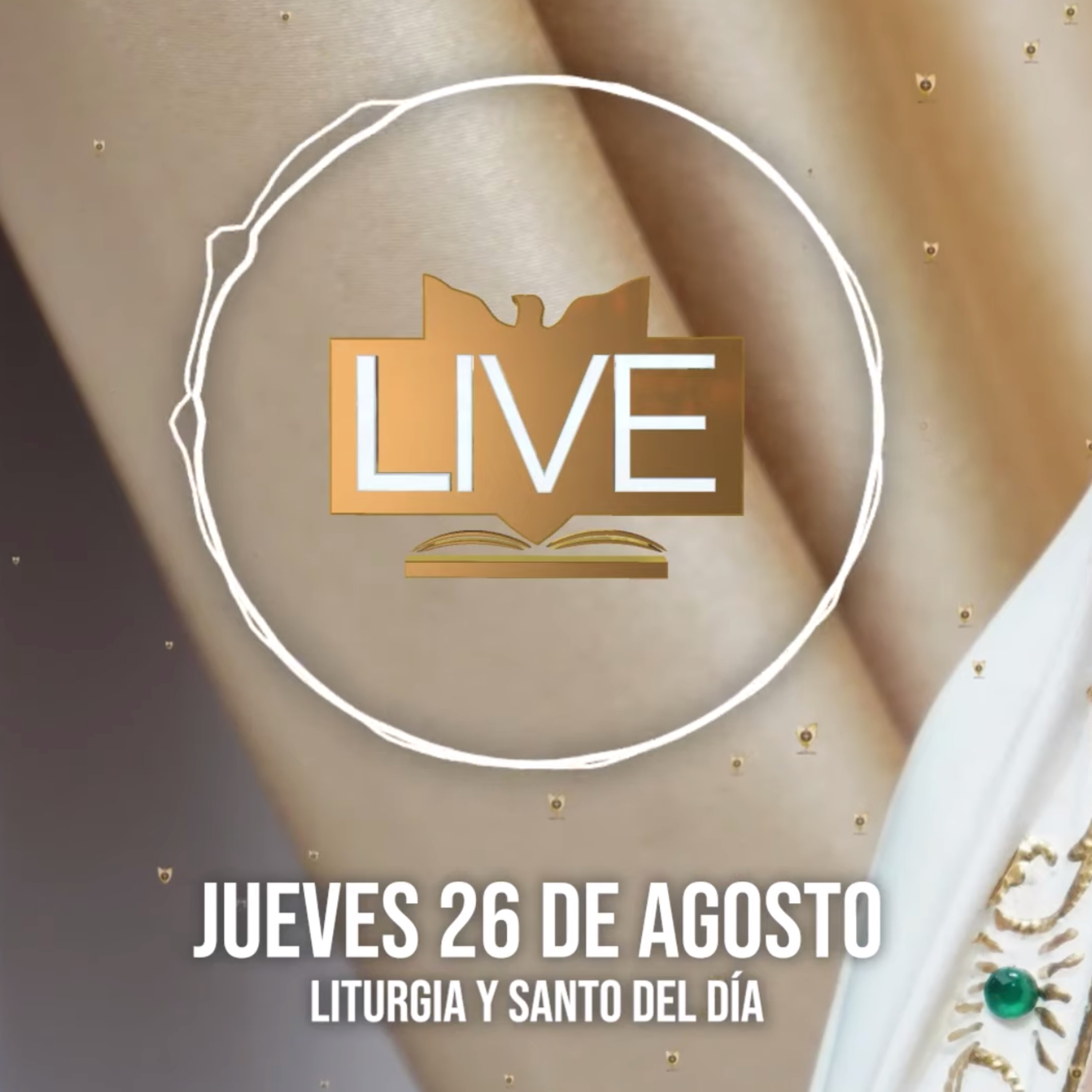 Liturgia y Santo del Día (Jueves 26 de Agosto) episode artwork