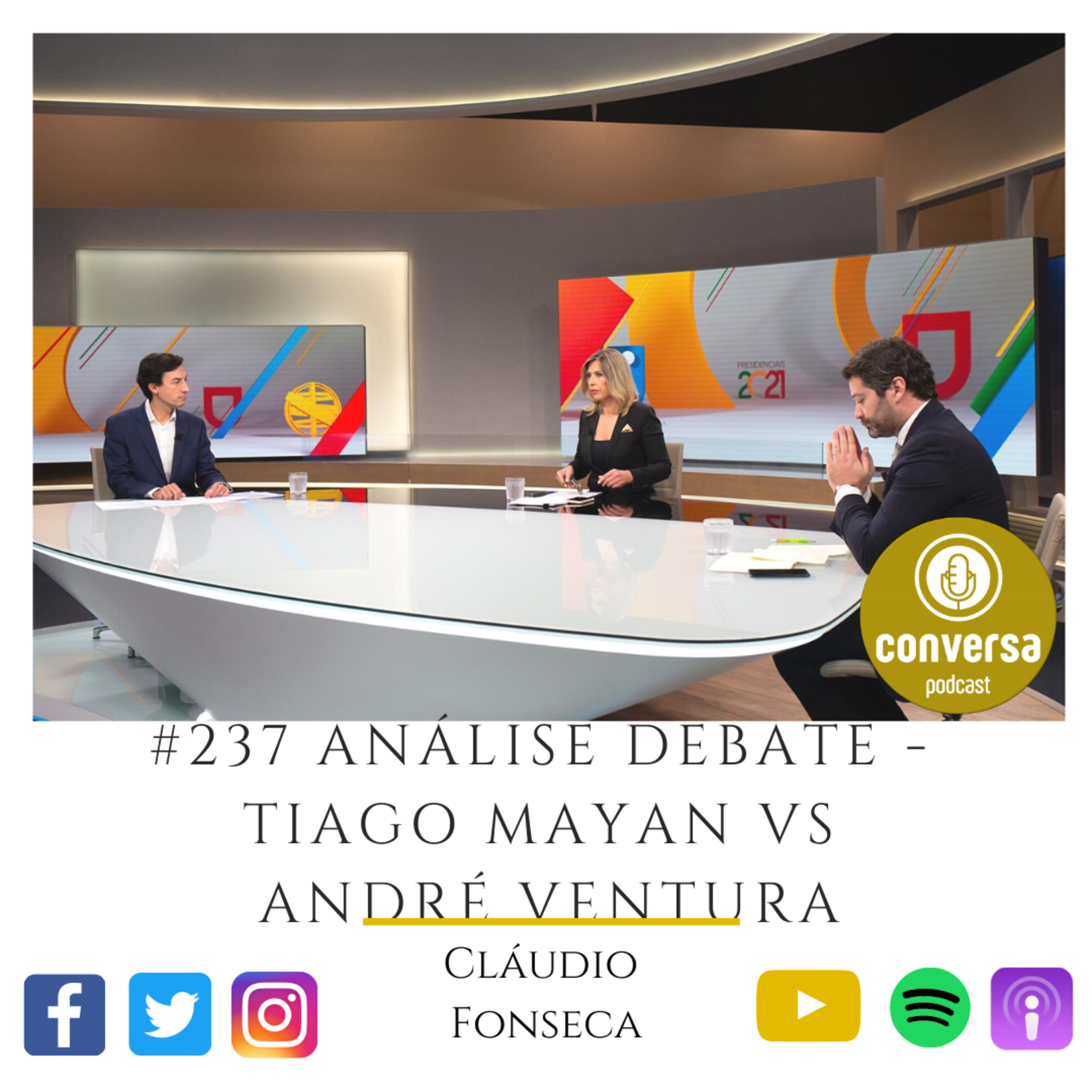 #237 Análise Debate - Tiago Mayan VS André Ventura - SIC episode artwork