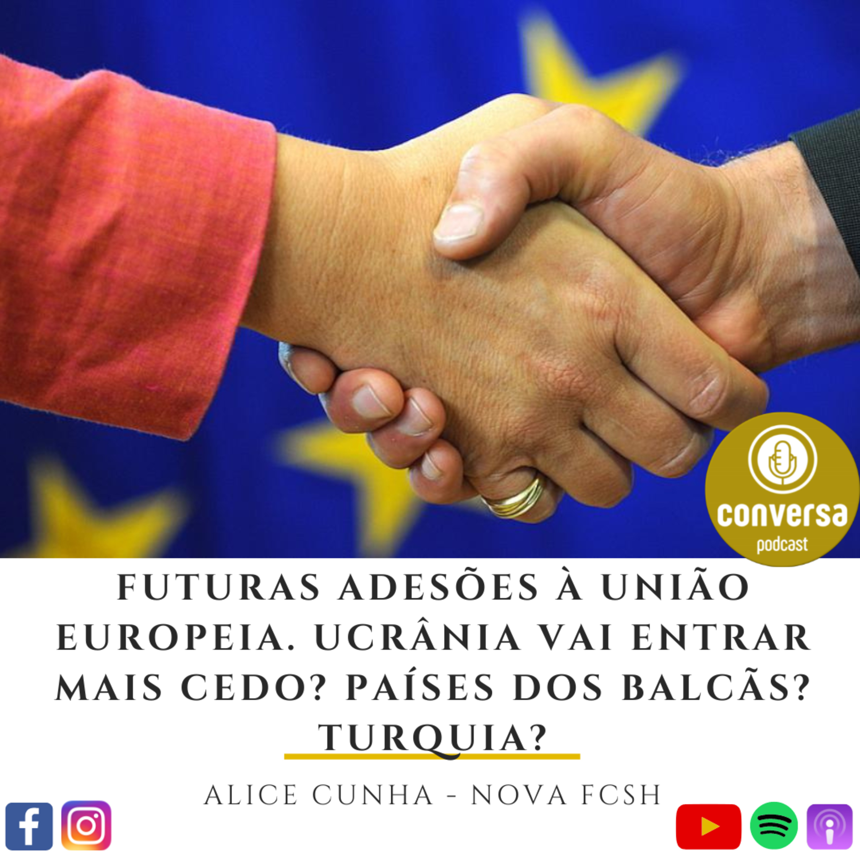 #341 Futuras Adesões à União Europeia. Ucrânia vai entrar mais cedo? Países dos Balcãs? Turquia? episode artwork
