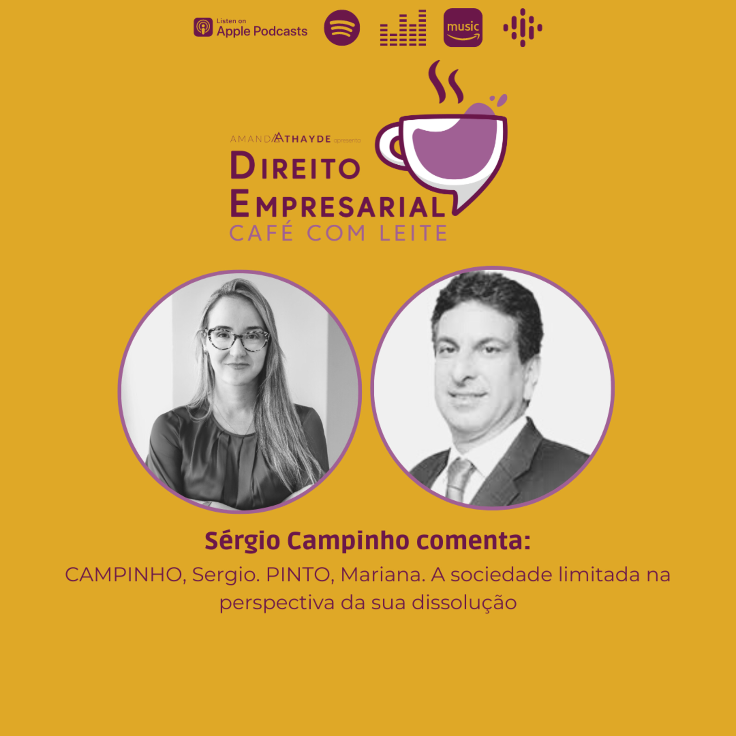 #EP71: CAMPINHO, Sergio. PINTO, Mariana. A sociedade limitada na perspectiva da sua dissolução episode artwork